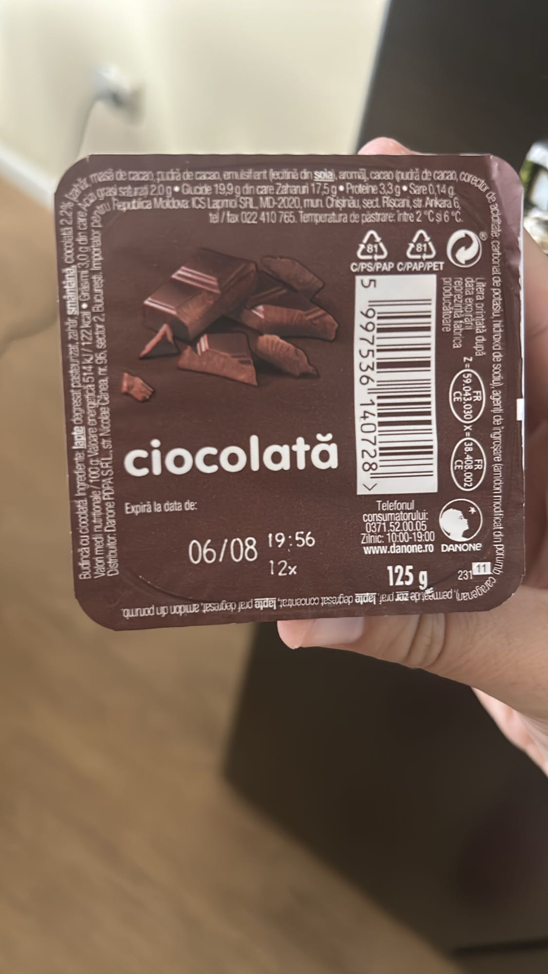 Budincă de ciocolată