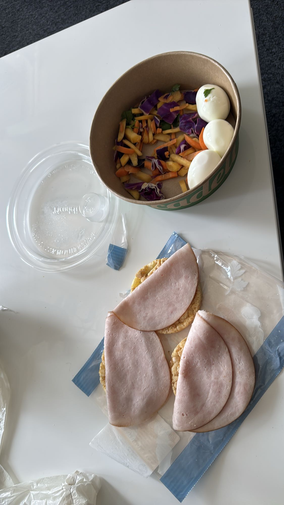 Ägg, sallad & kalkonmackor