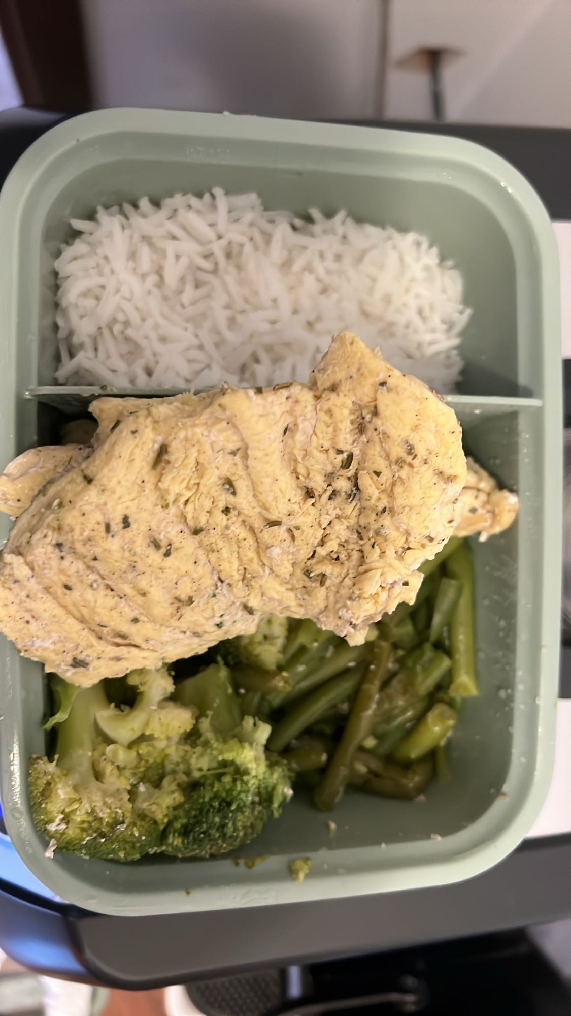 Kip met rijst en groenten