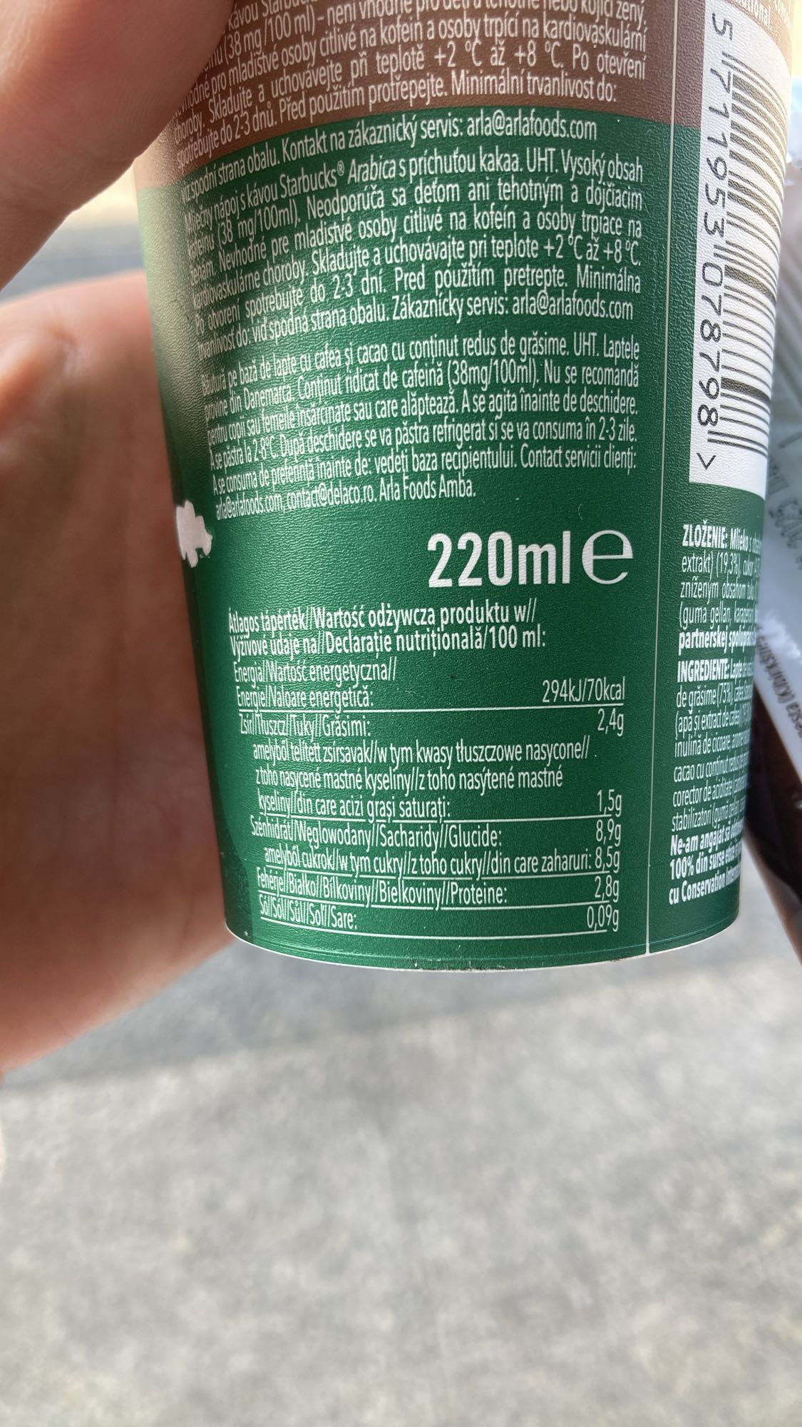 Iced Cocoa Coffee Drink