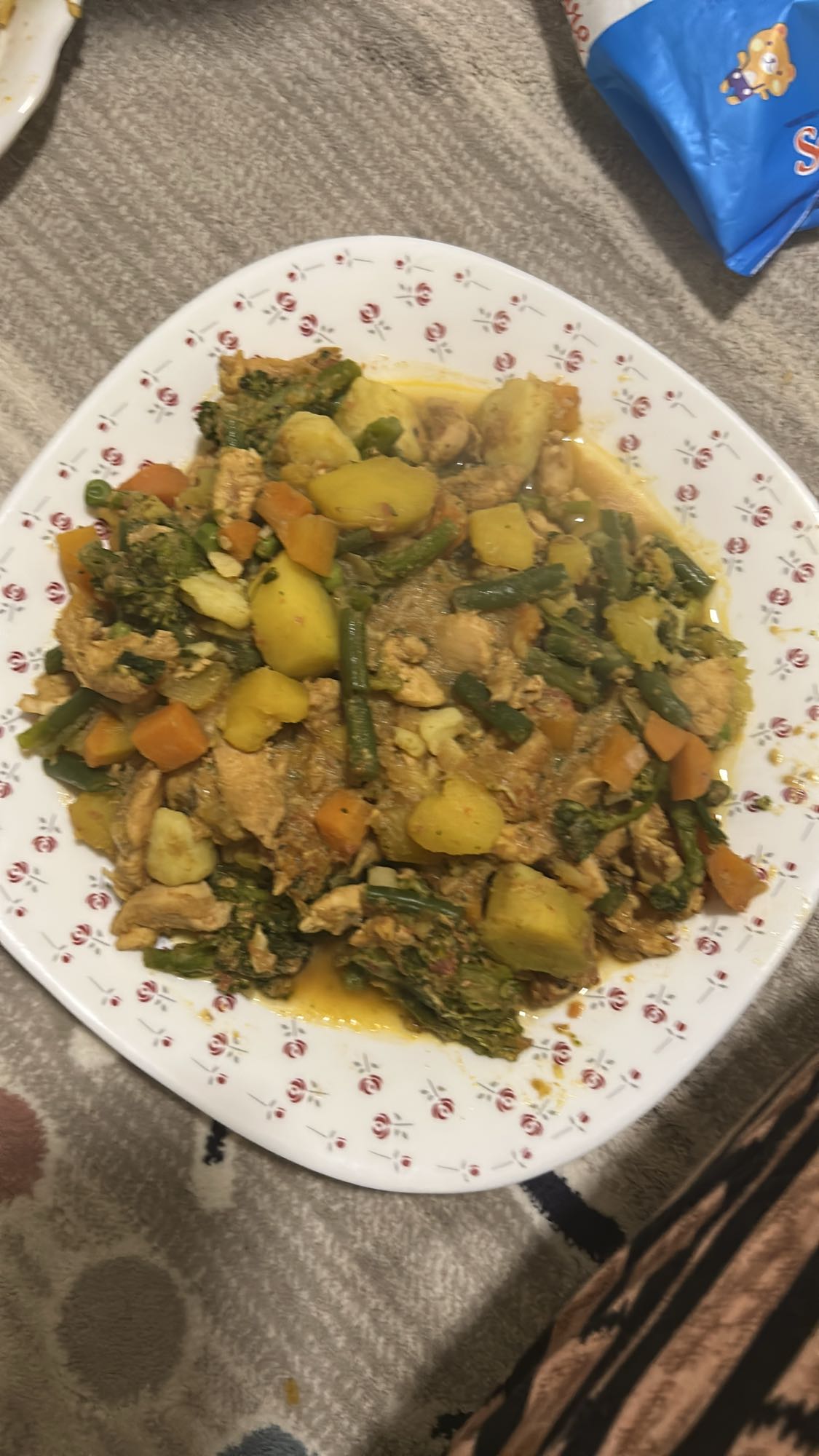 Chicken veggie stir-fry