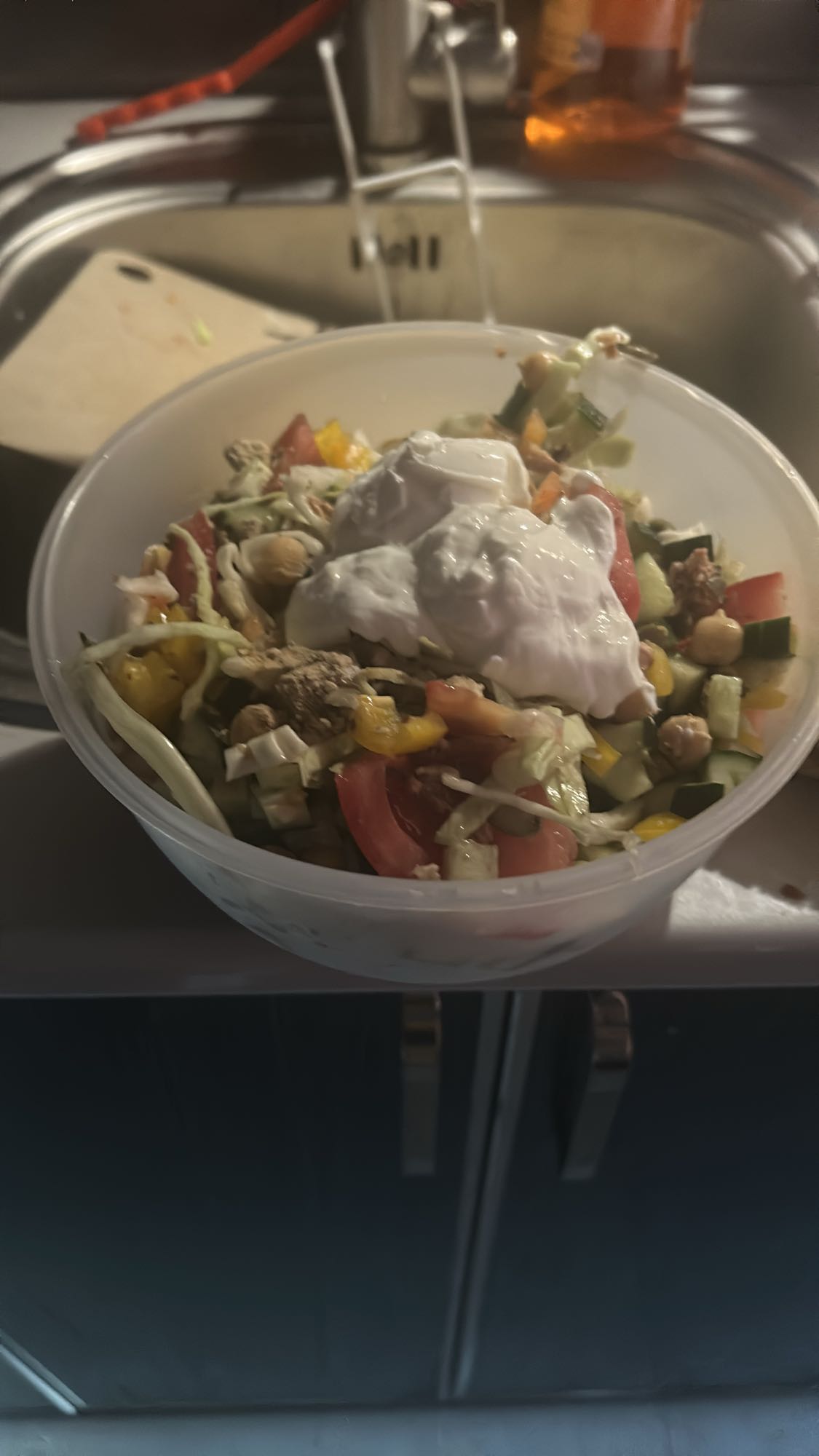 Yogurt Veggie Tuna Salad Bowl