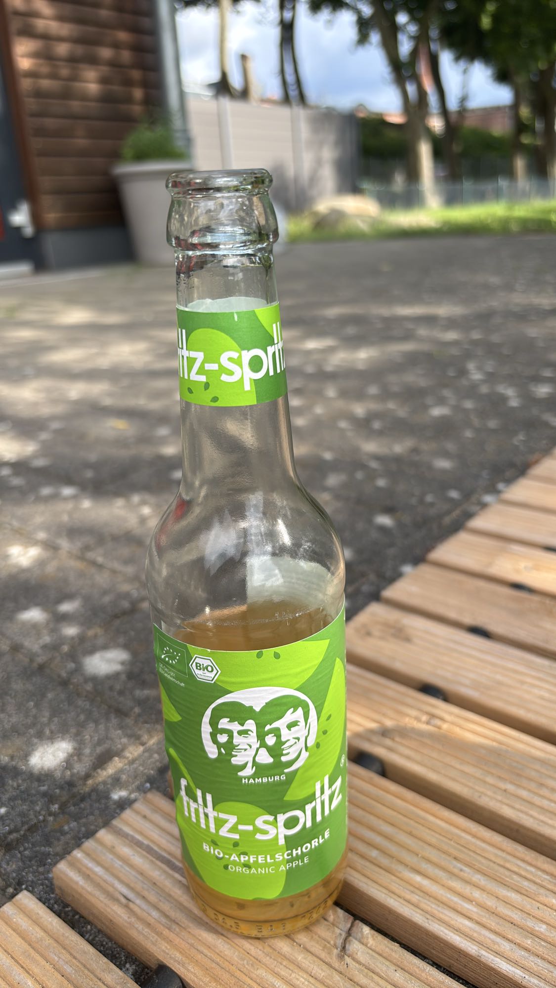 Bio-Apfelschorle Getränk