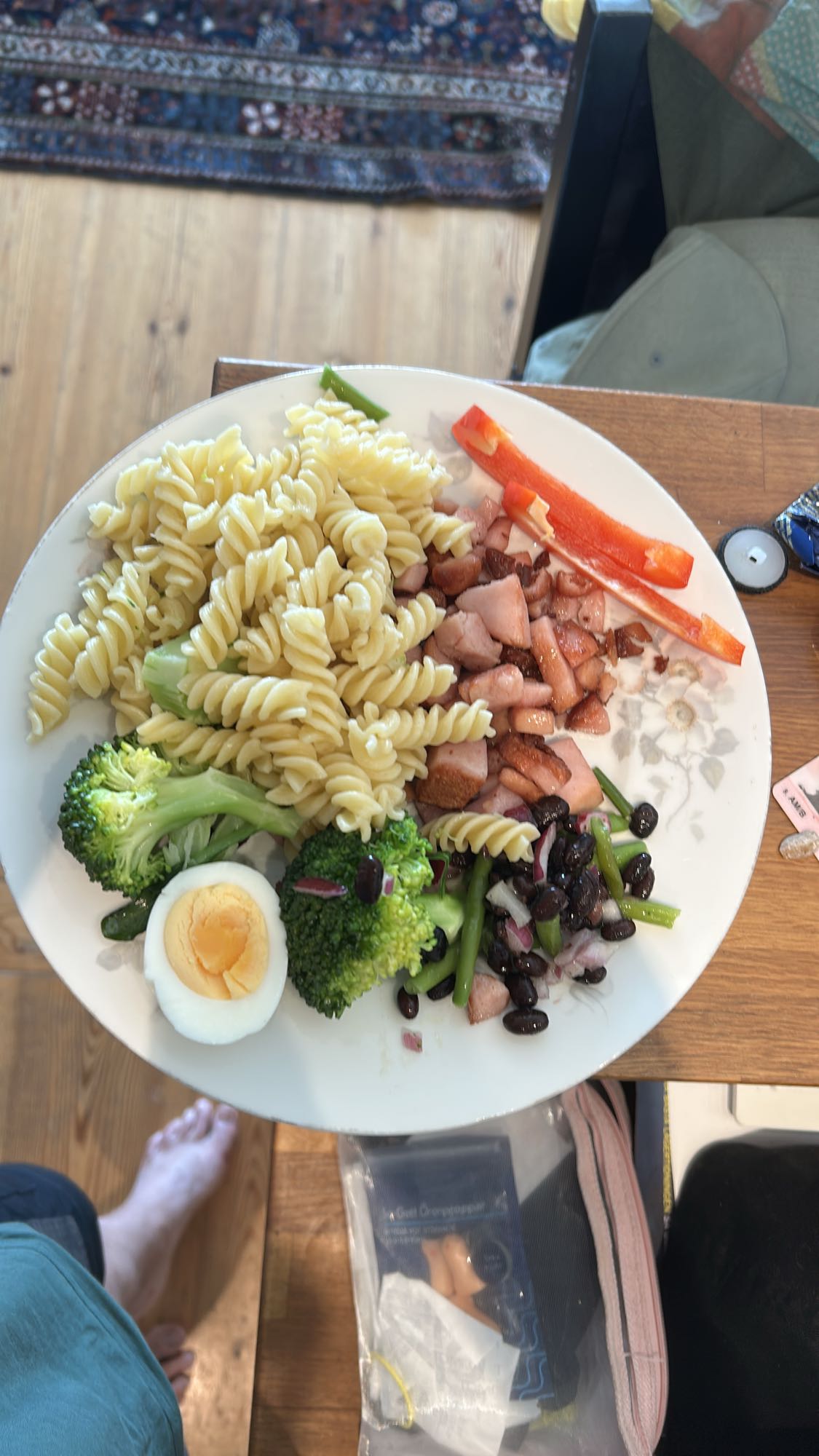 Pastasallad med kyckling