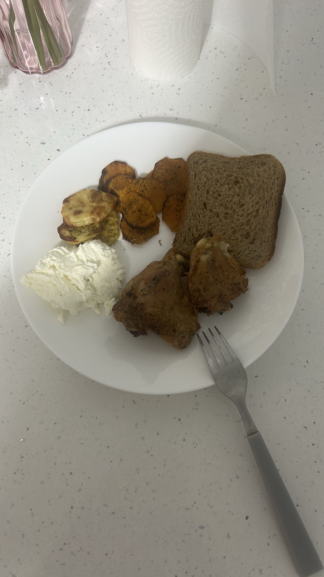 Pui cu legume și brânză