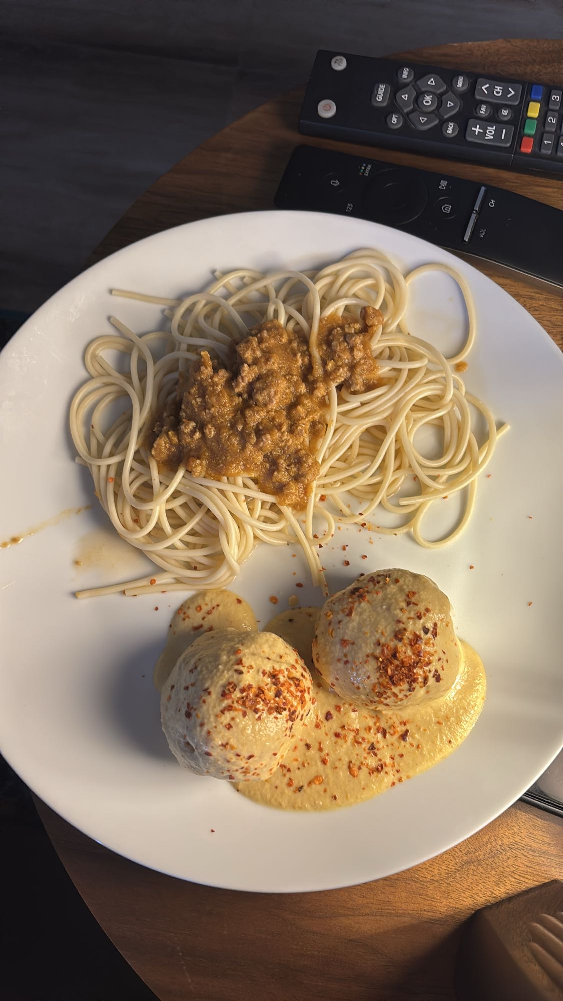 Spaghetti & meatballs