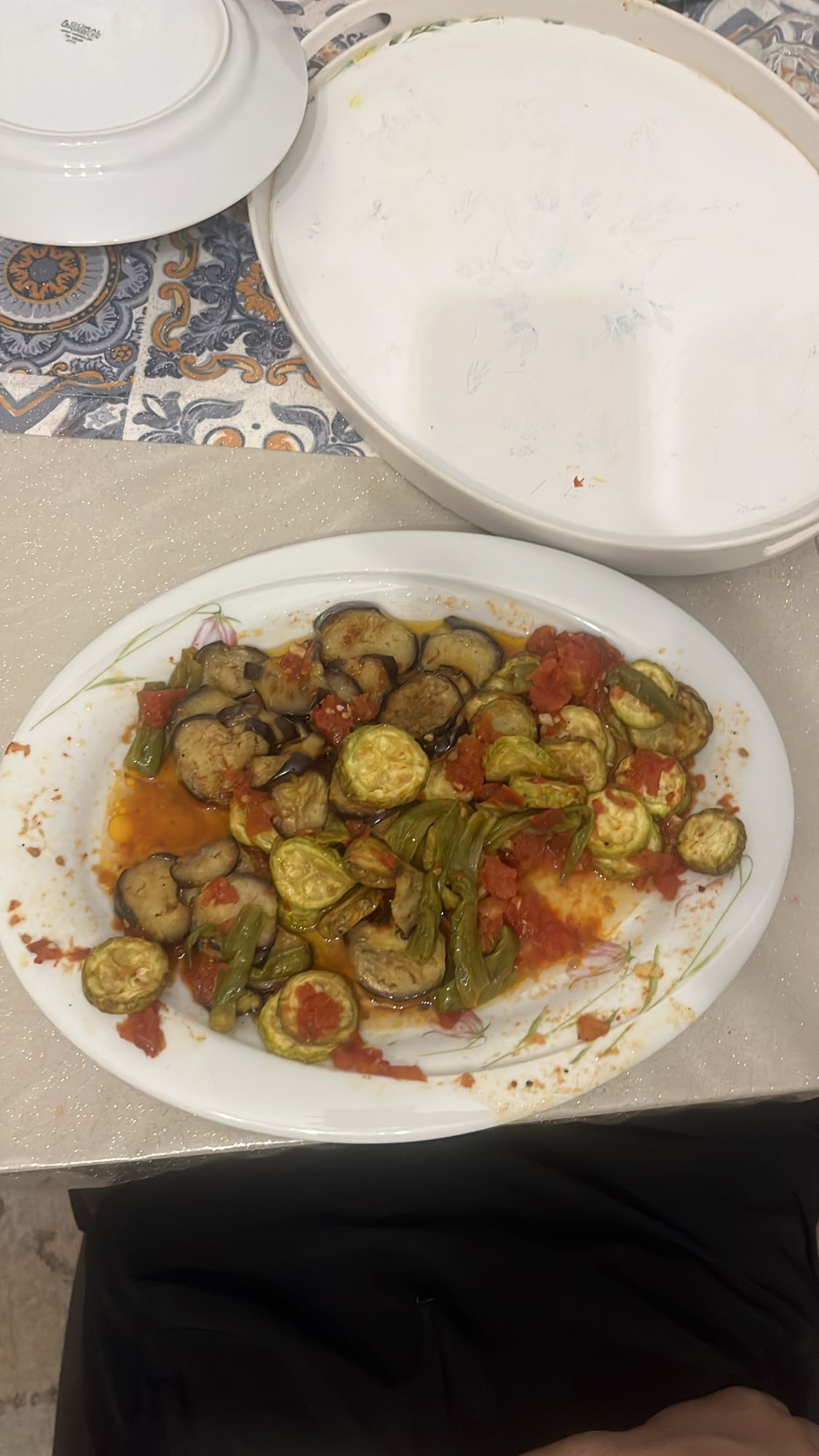 Sebzeli zeytinyağlı yemek