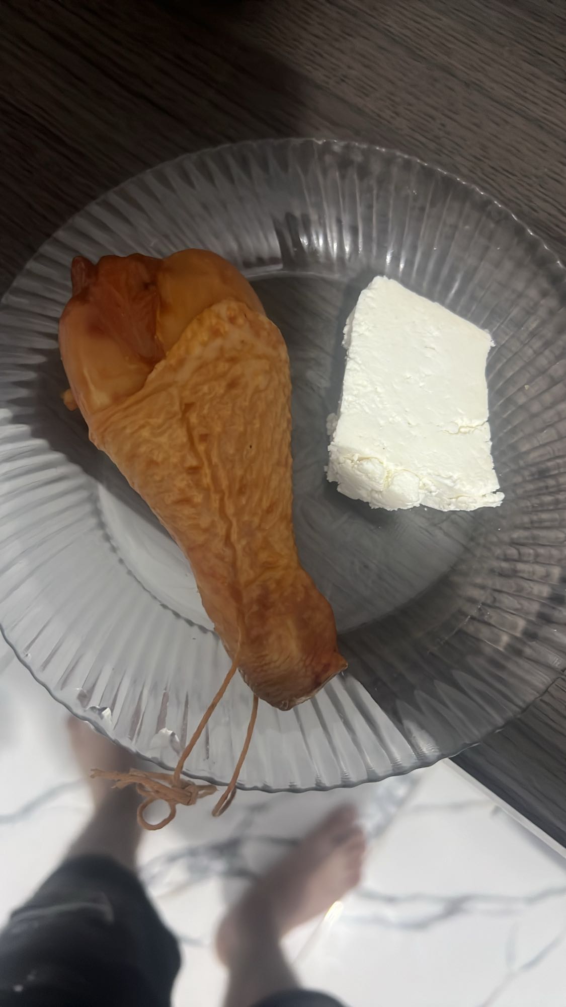 Pui afumat cu brânză