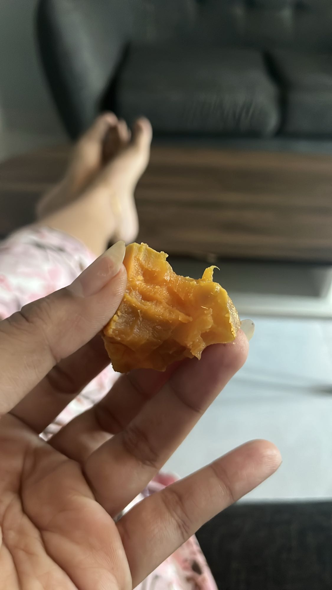 Potongan mangga matang