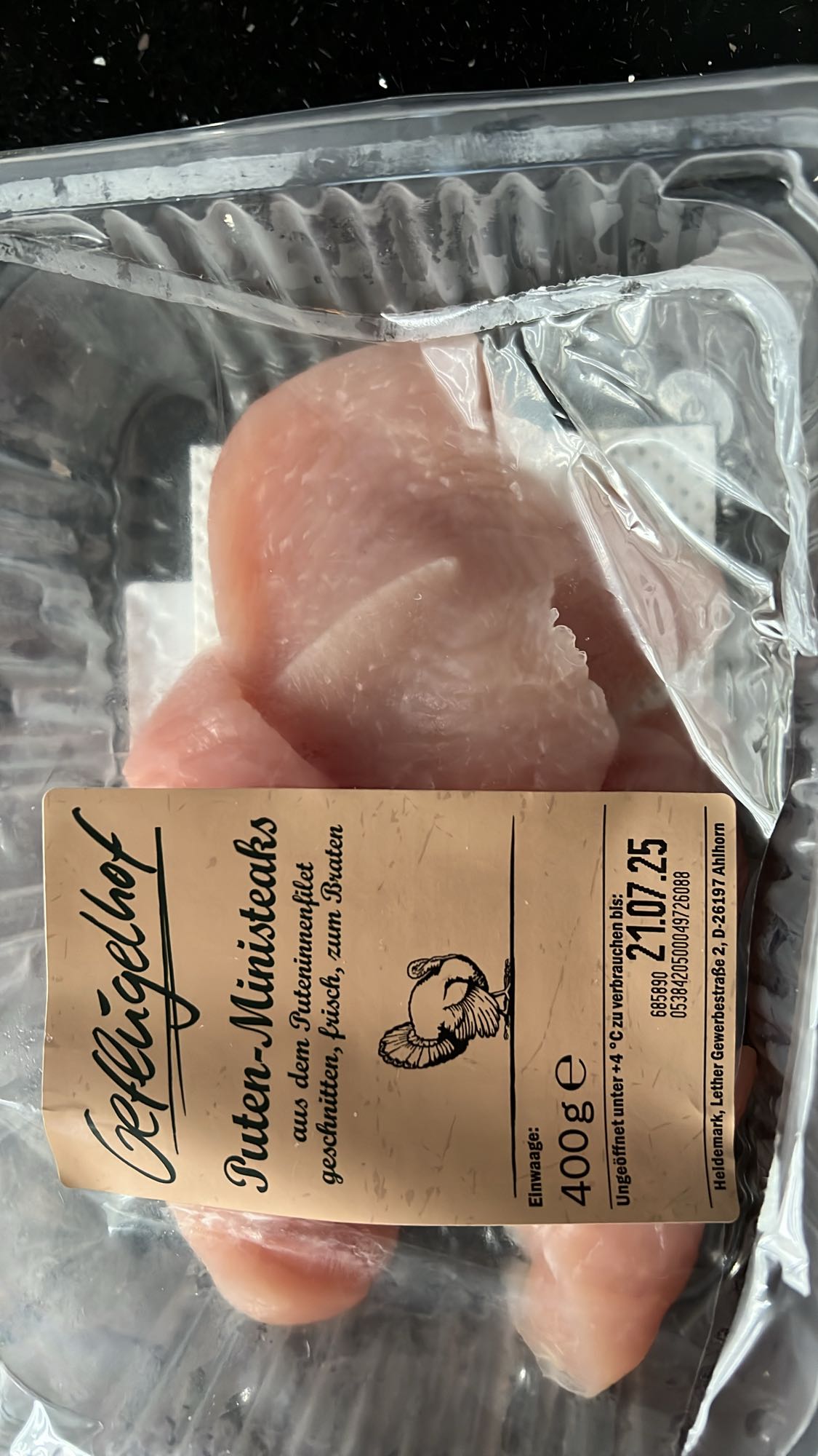 Filet z indyka surowy