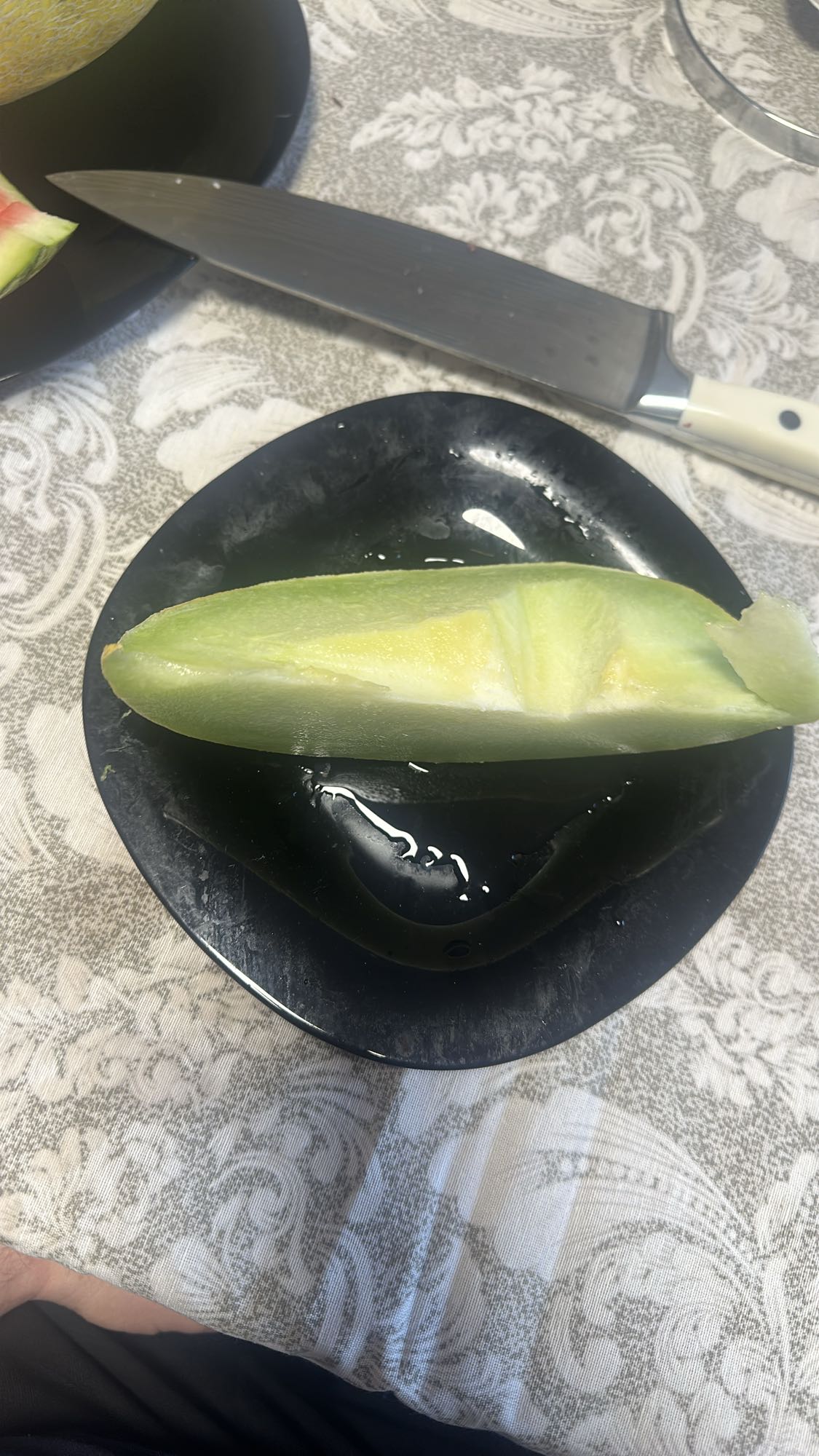 Felie de pepene galben