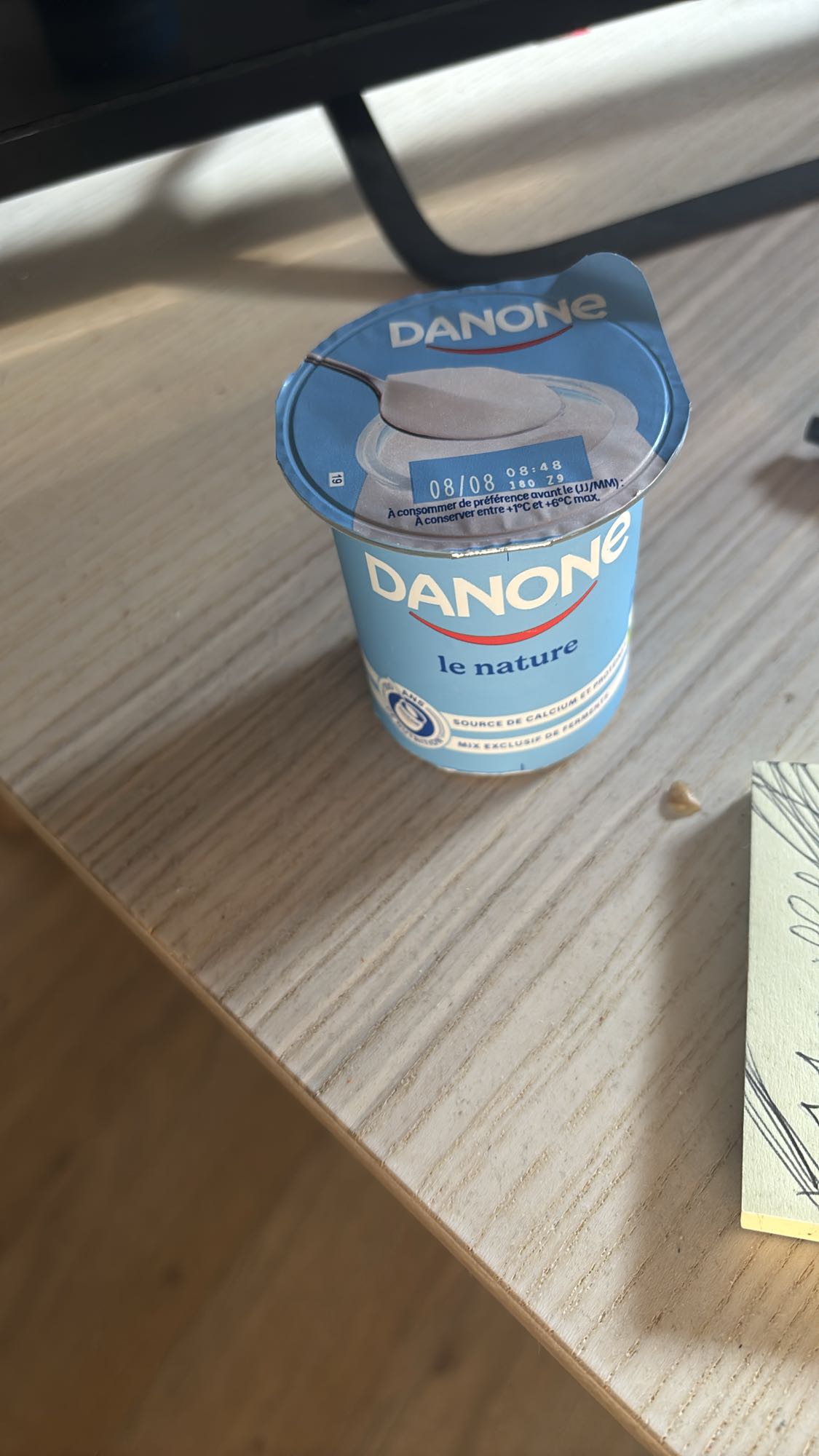 Yaourt nature Danone