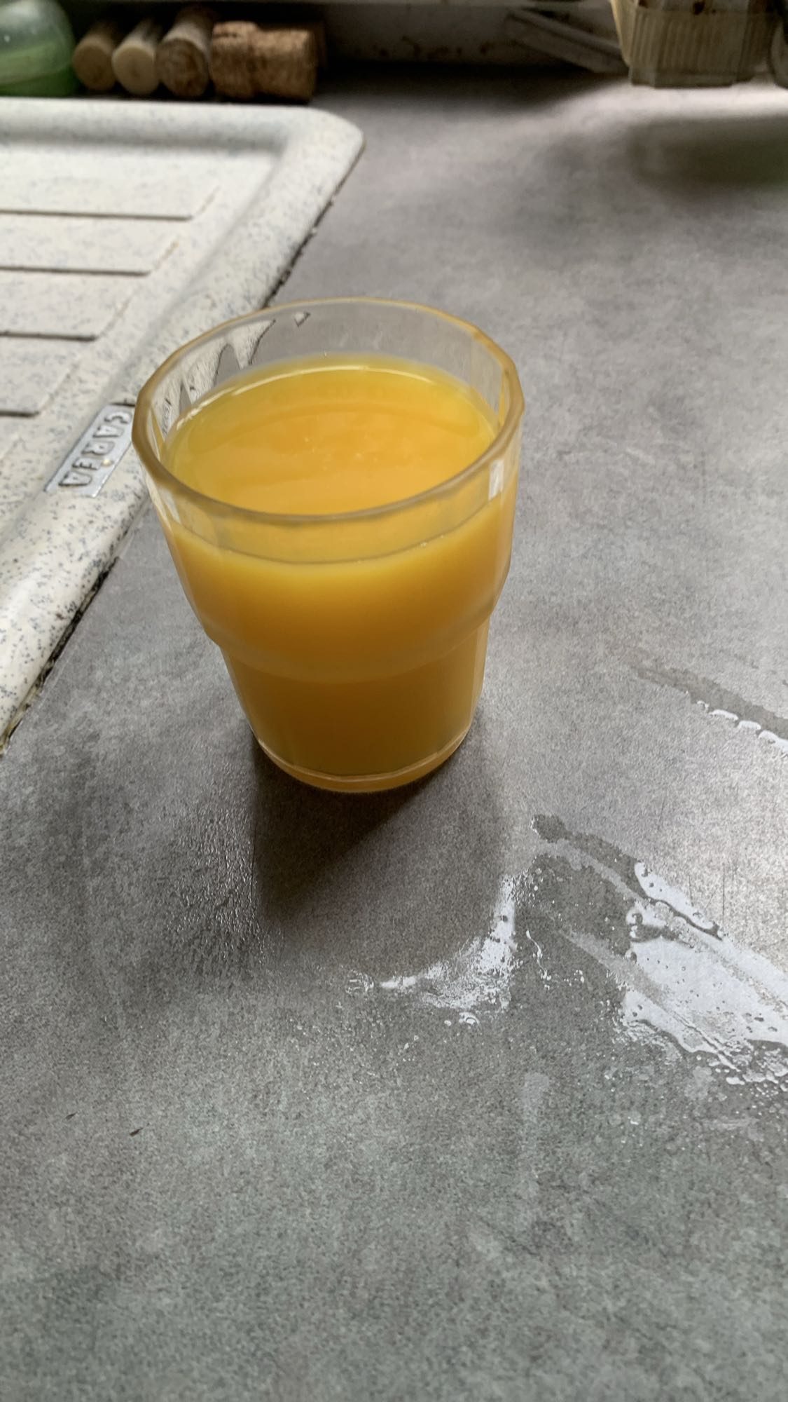 verre de jus d'orange