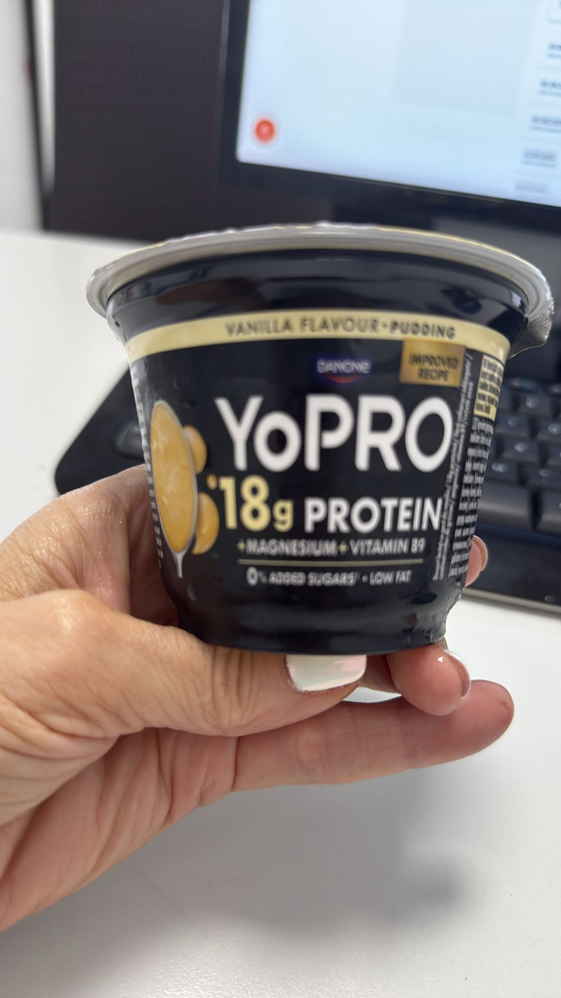 Budincă proteică vanilie