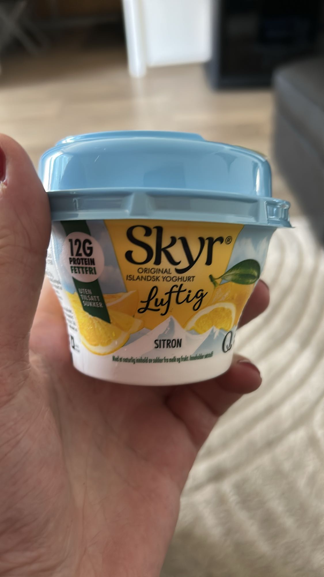Skyr sitron yoghurt