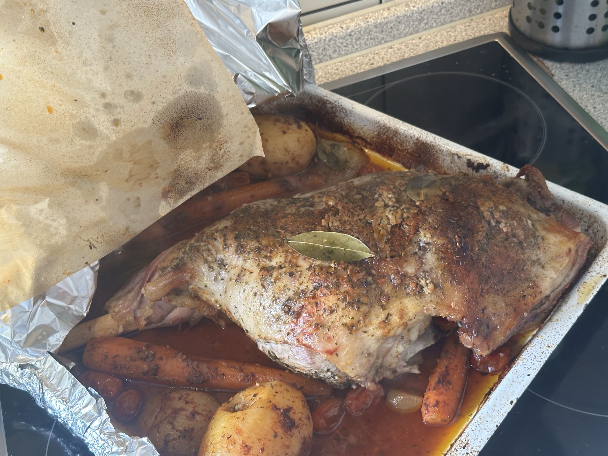 Roast Lamb with Veggies