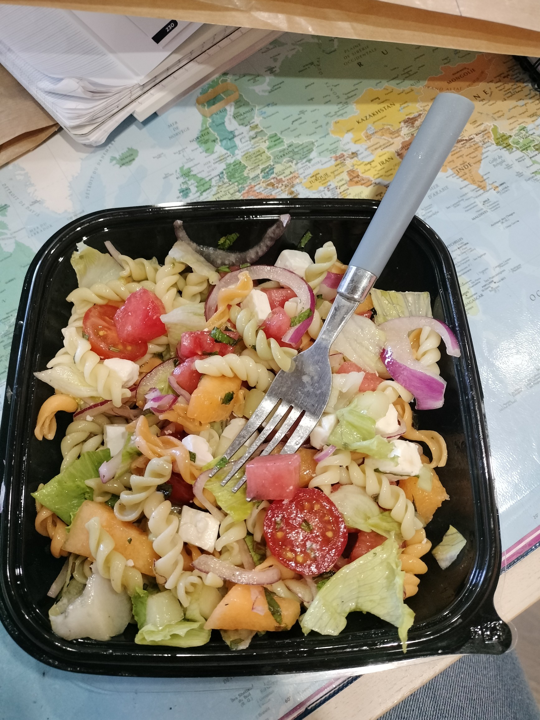 Salade de pâtes estivale