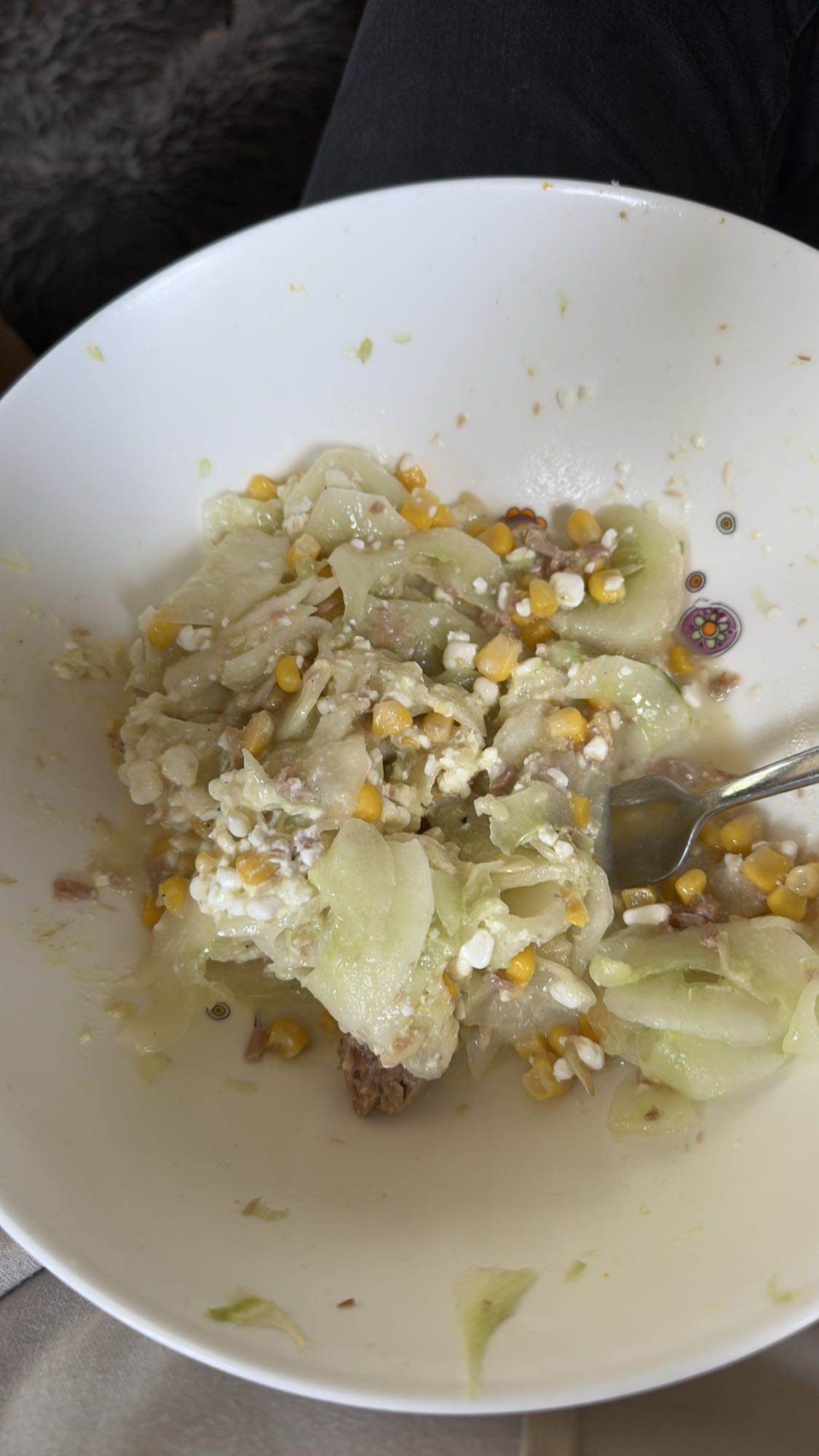 Maissalat mit Thunfisch