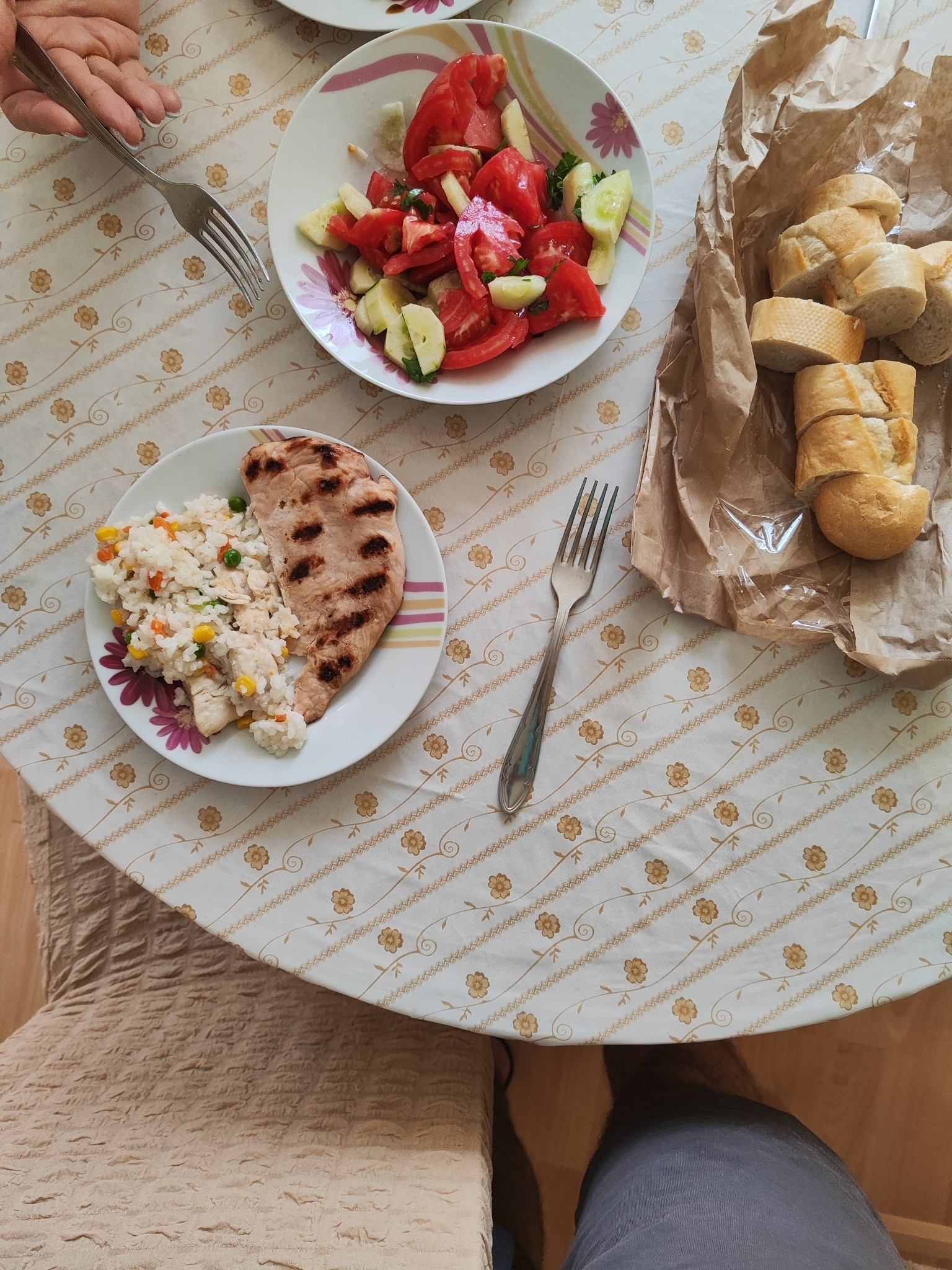 Grilled Chicken with Rice
