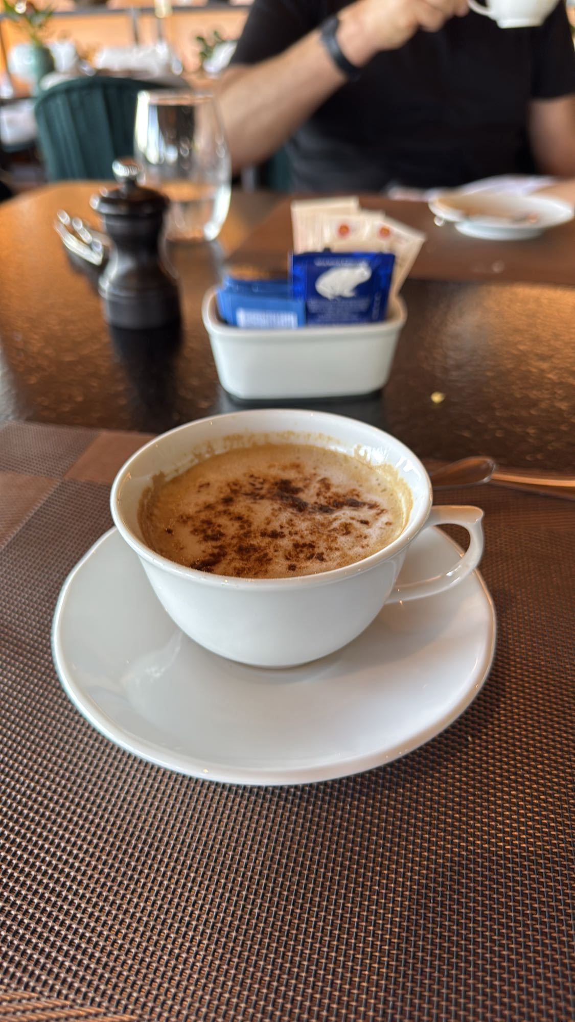 Café con leche y canela