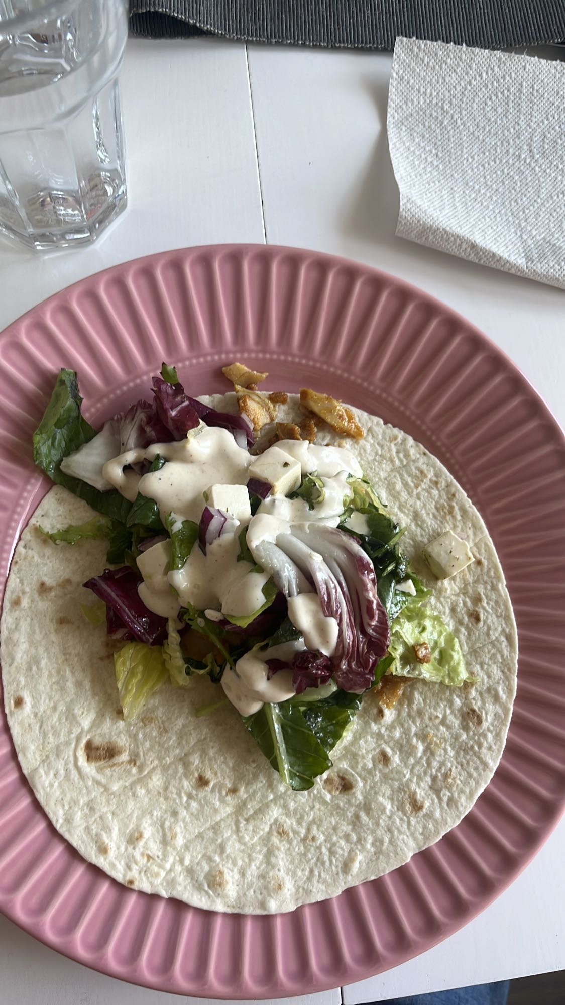 Kycklingwrap med sallad
