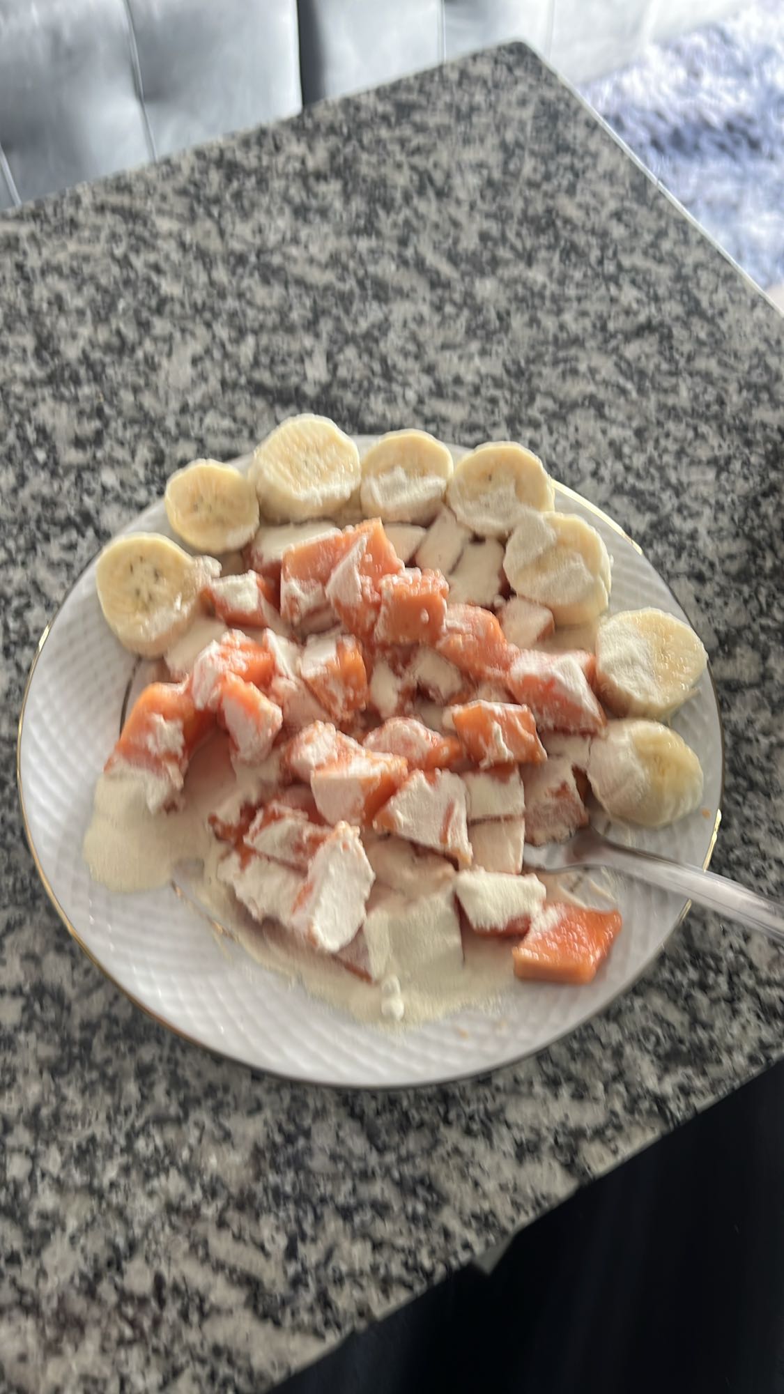 Frutas com proteína