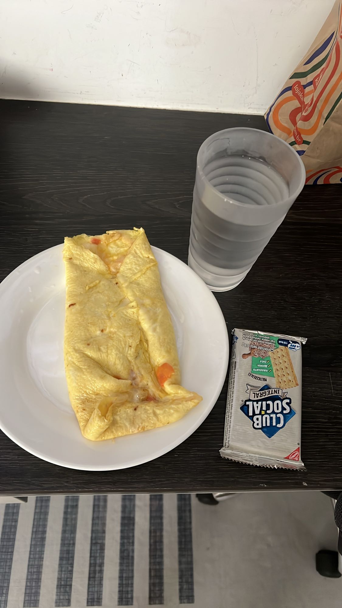 Omelette con galletas