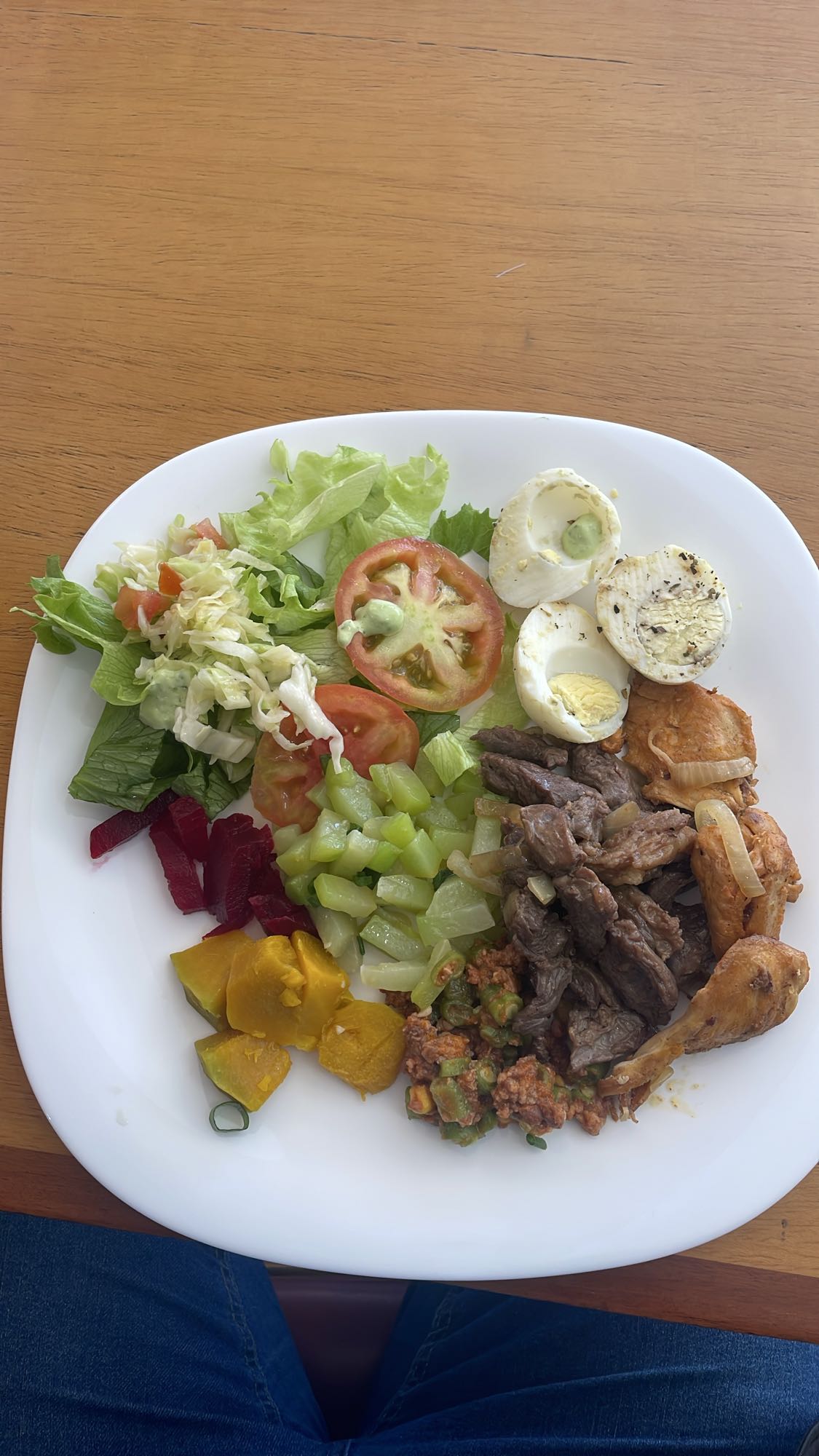 Prato variado saudável