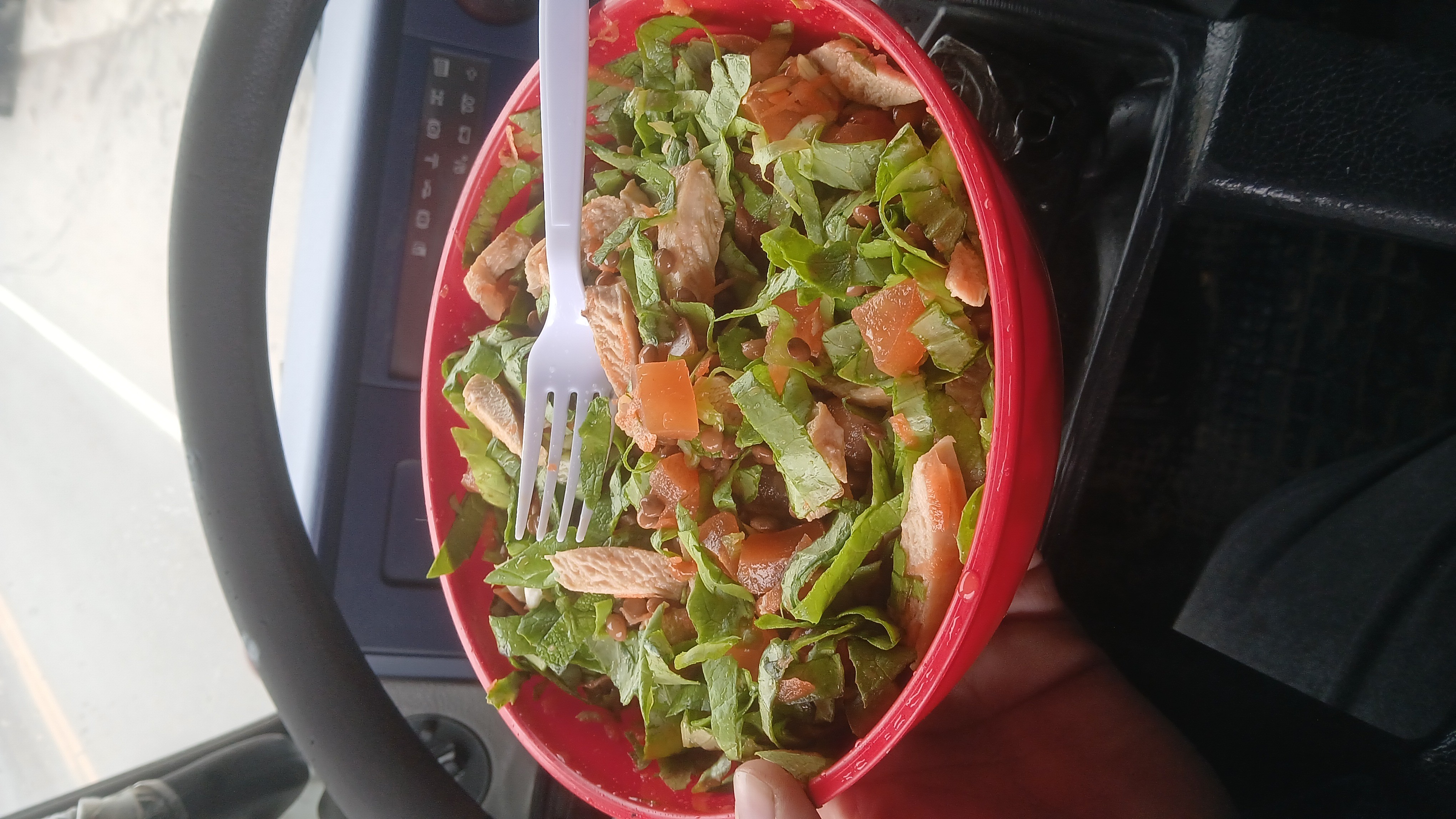 ensalada con pollo