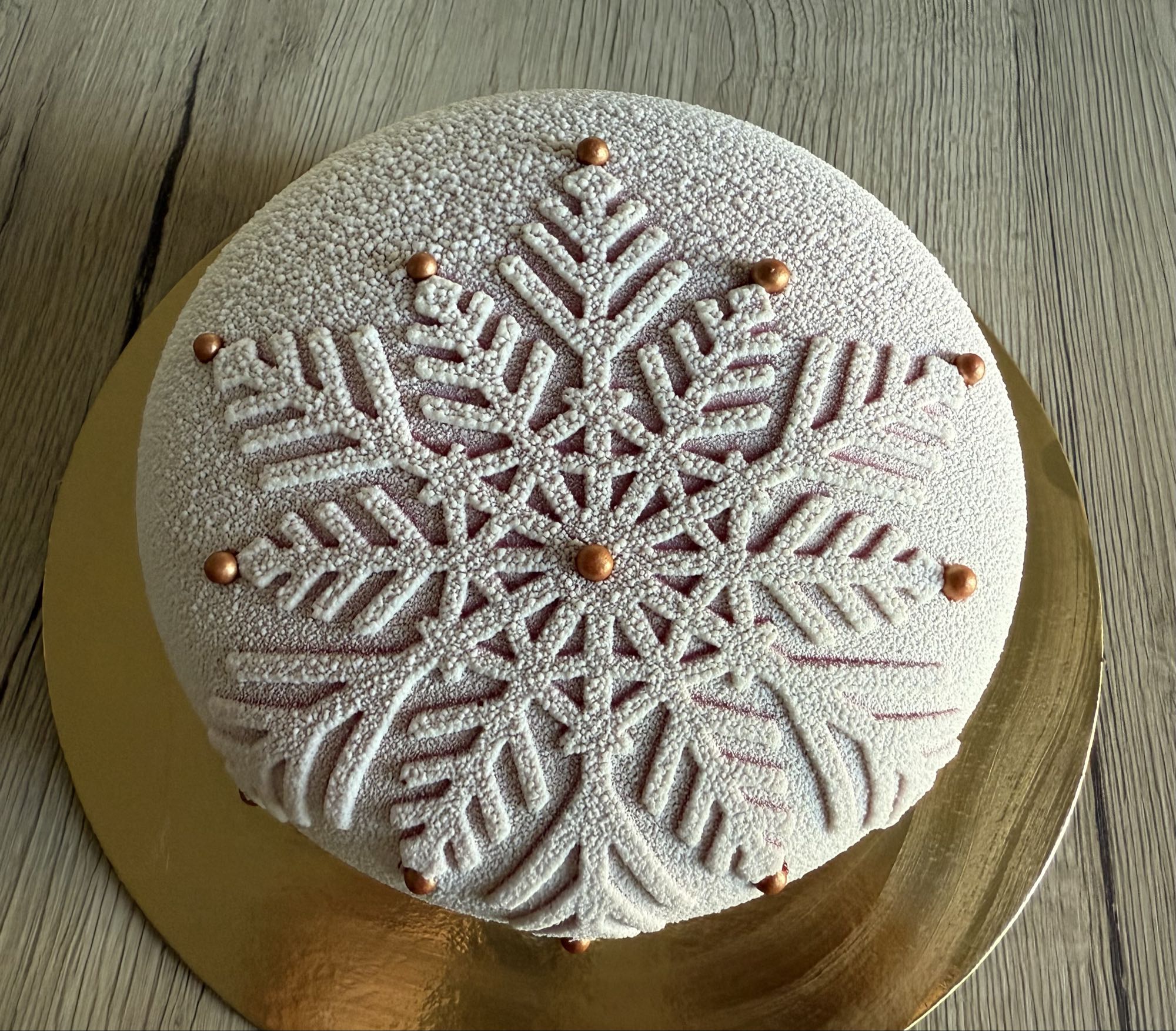 Gâteau flocon de neige