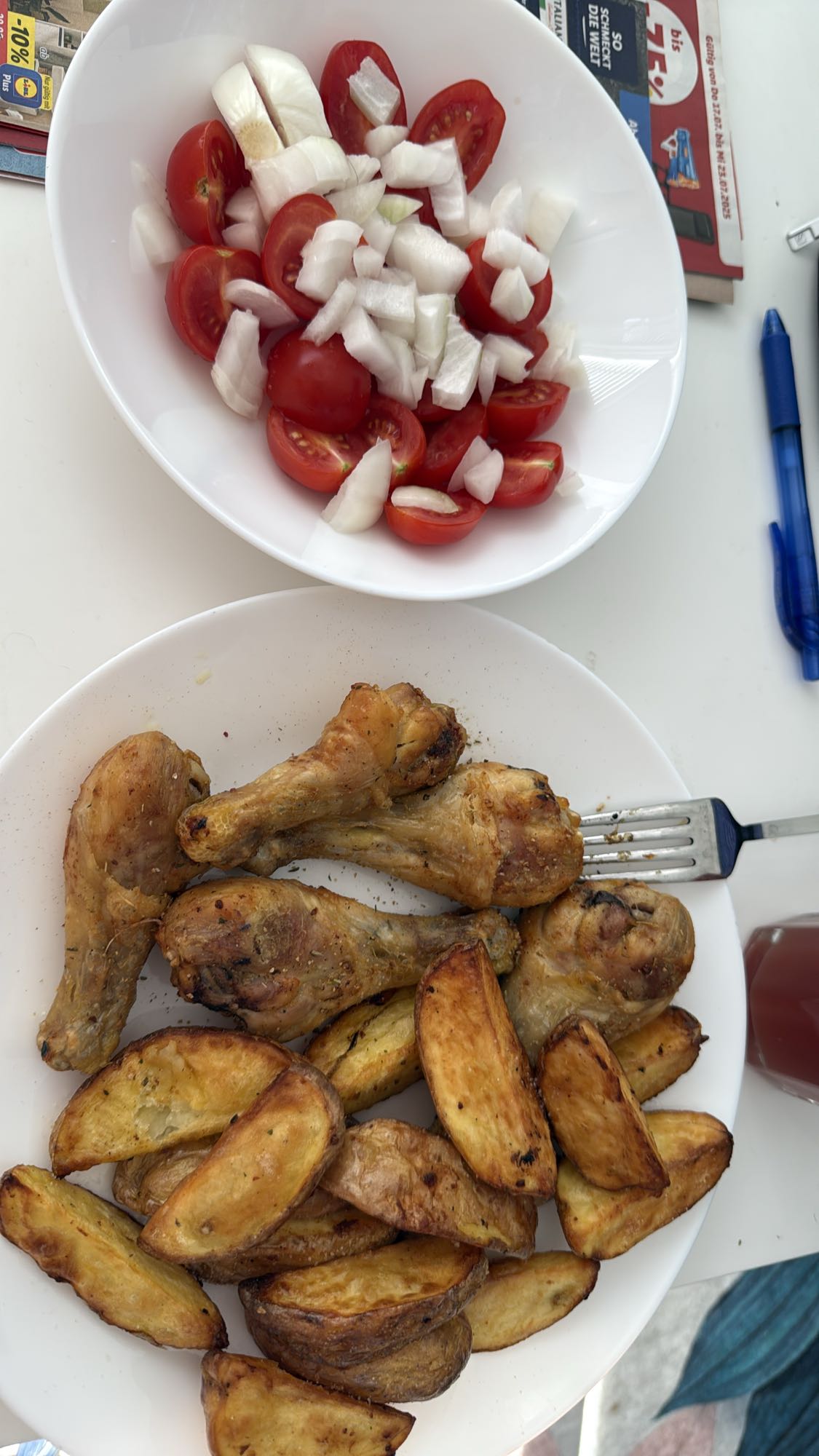 Pečena piletina s krumpirom