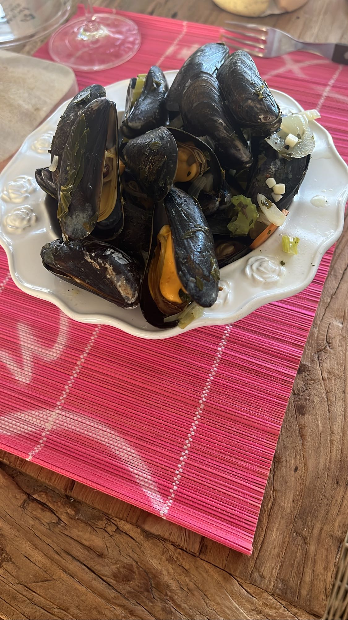 Mosselen met groenten