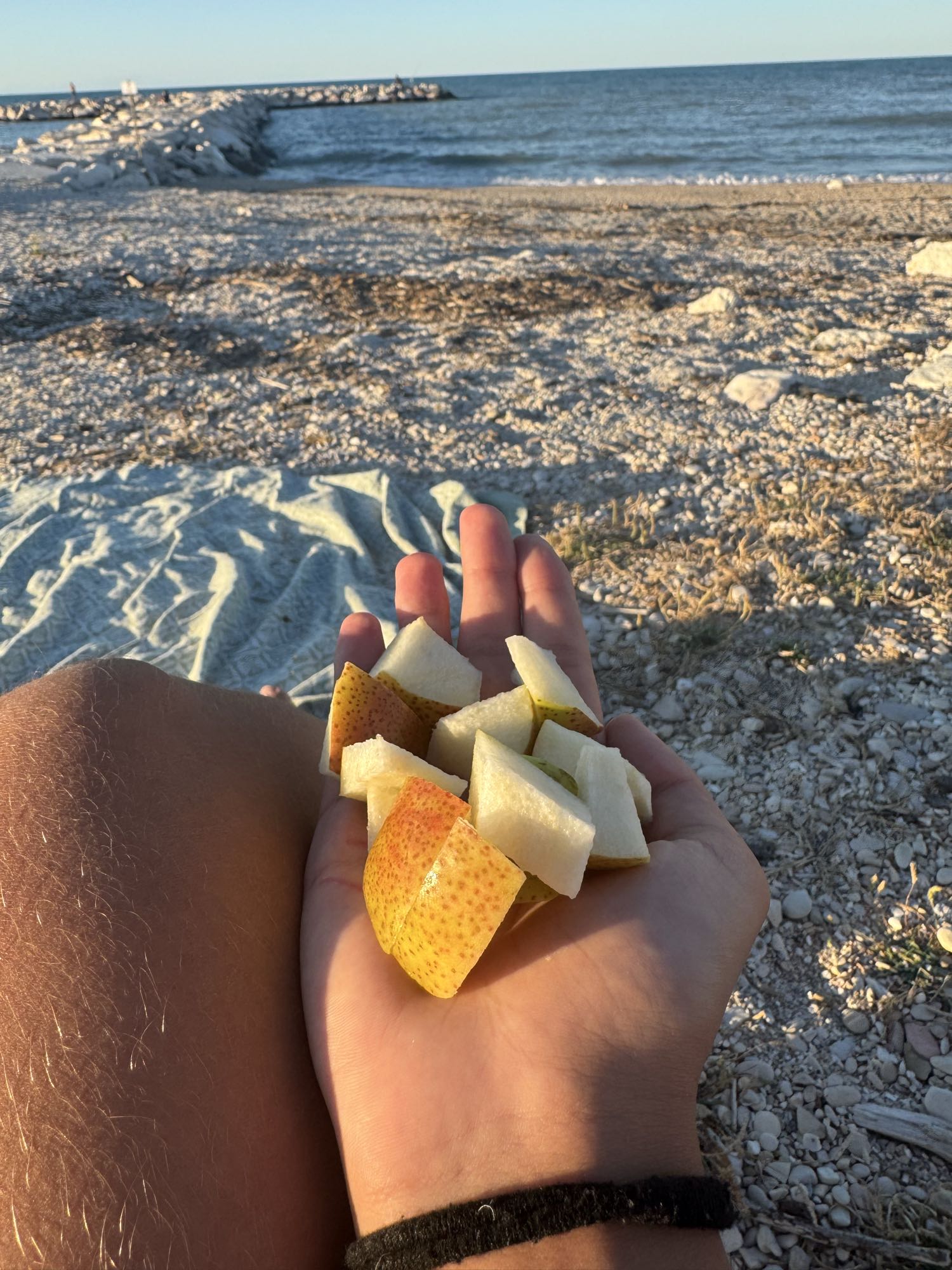 нарезанная груша