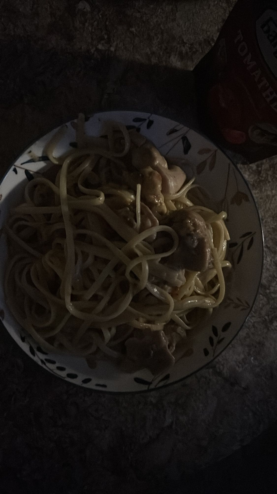 паста с курицей