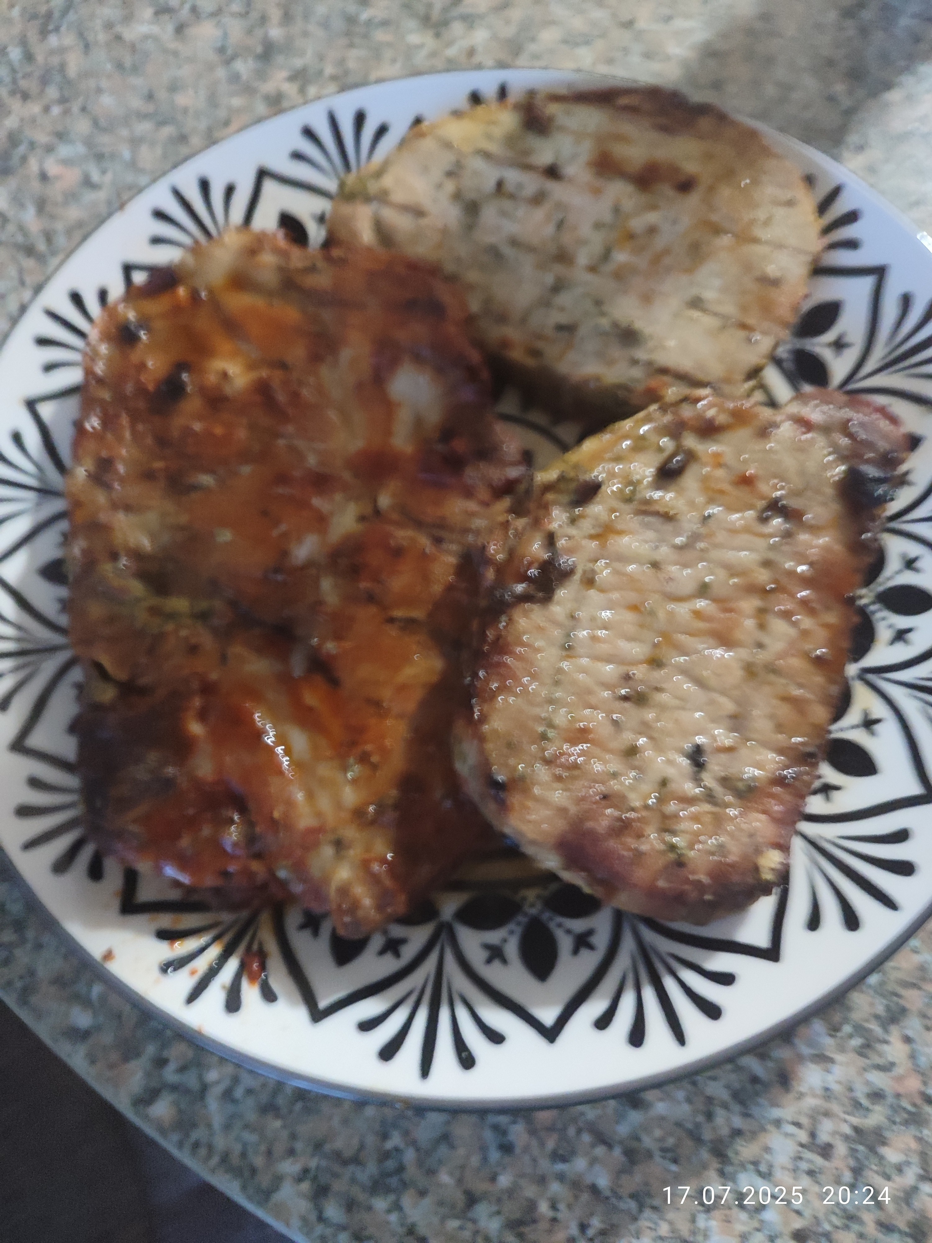 Grilované vepřové maso