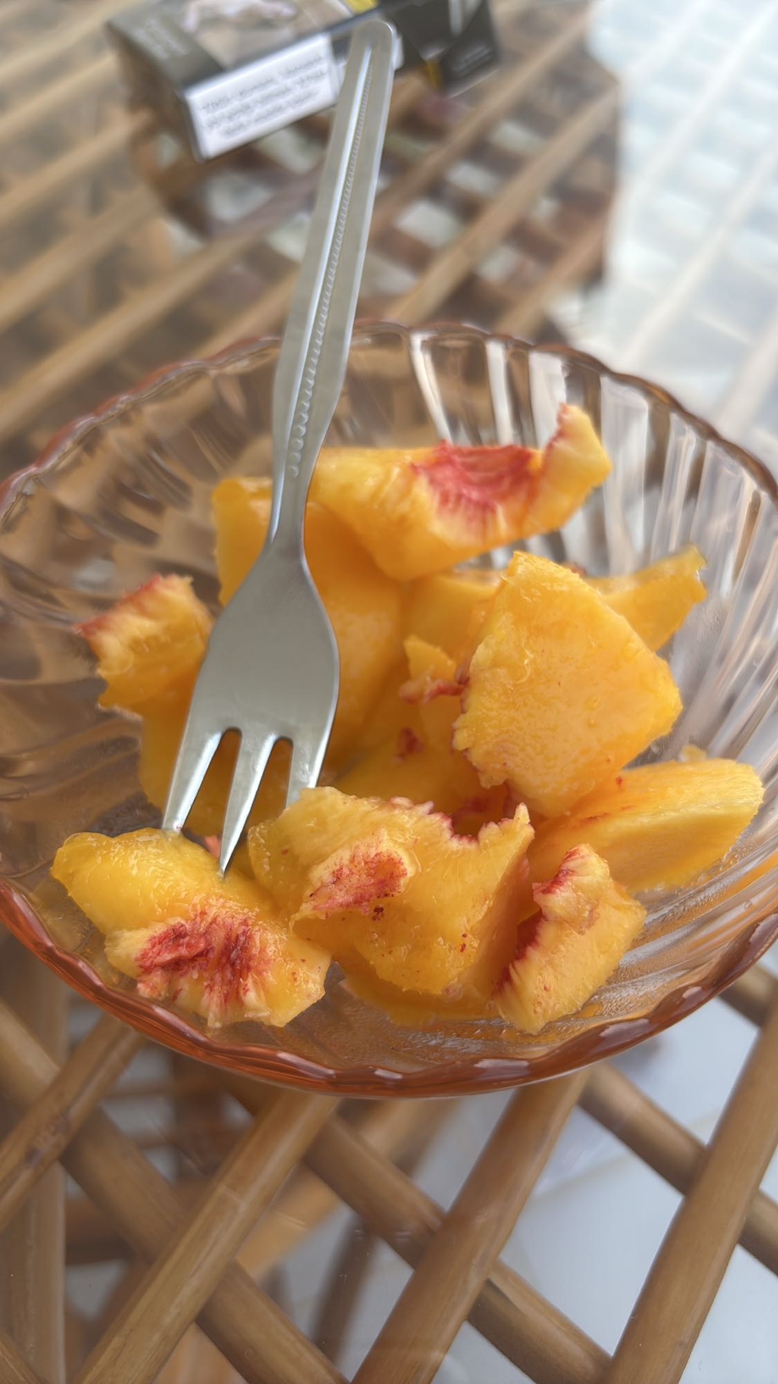 Fresh Peach Bowl