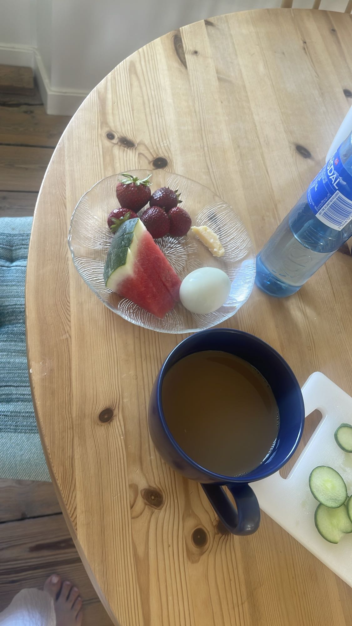 Sommarfrukost tallrik