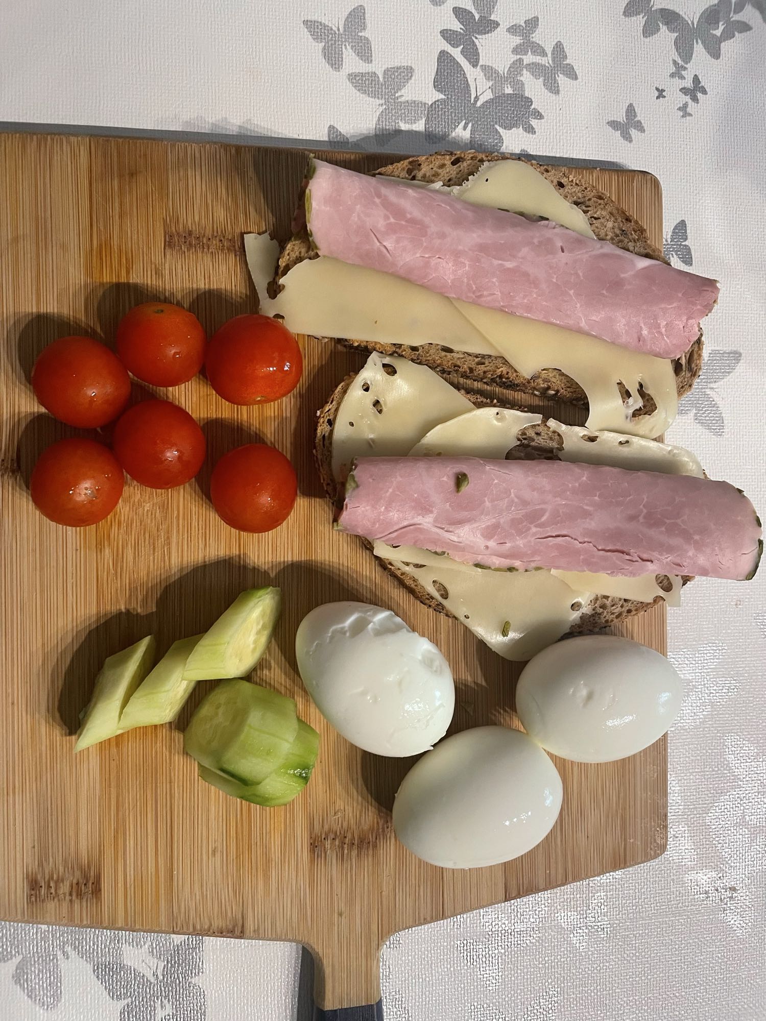 Ham & Egg Sandwich Plate