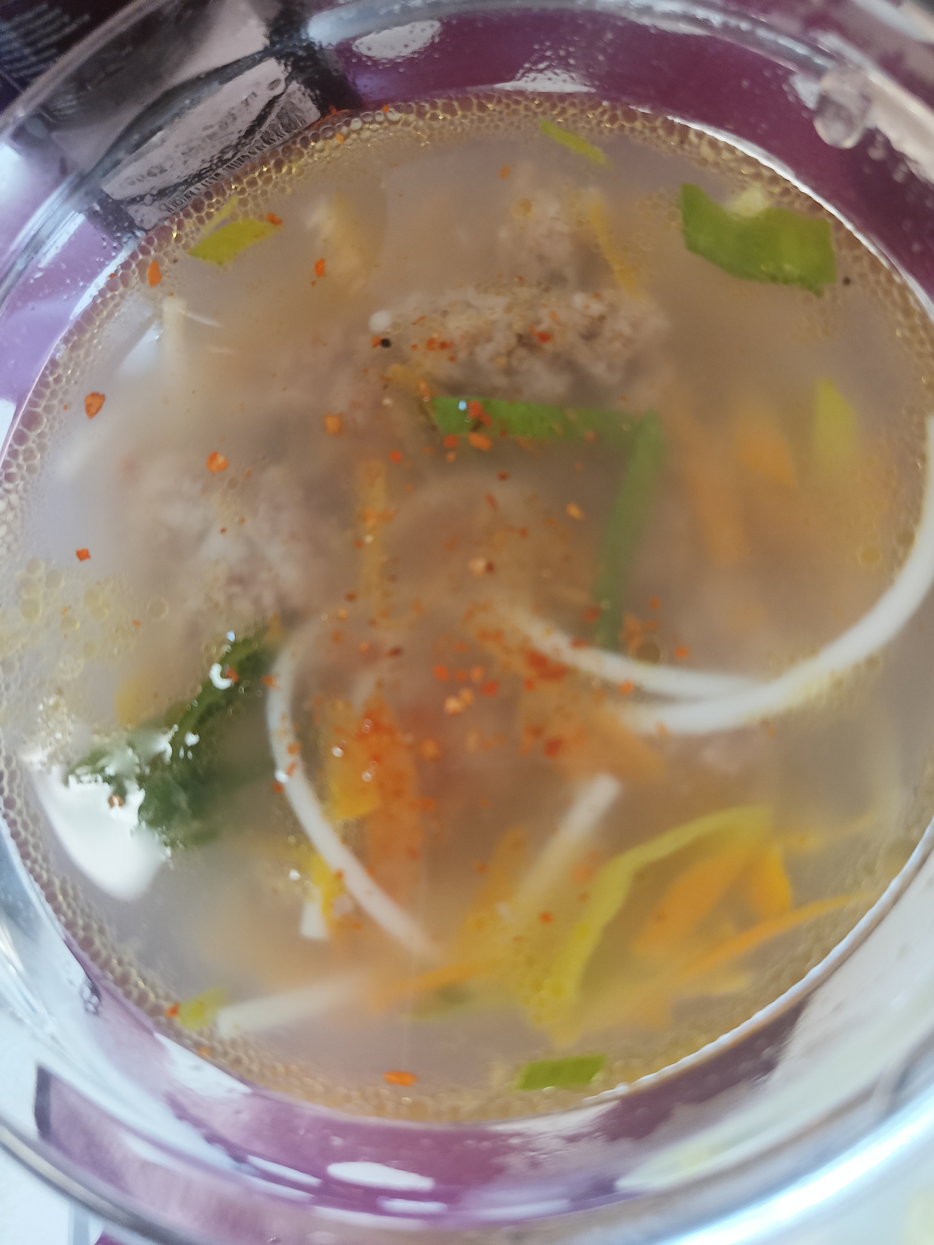 Meatball Veggie Soup