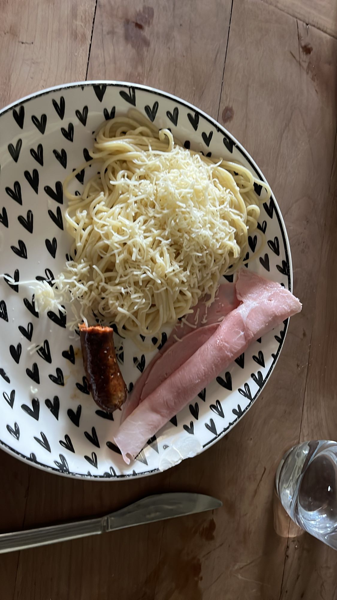 Pâtes jambon fromage