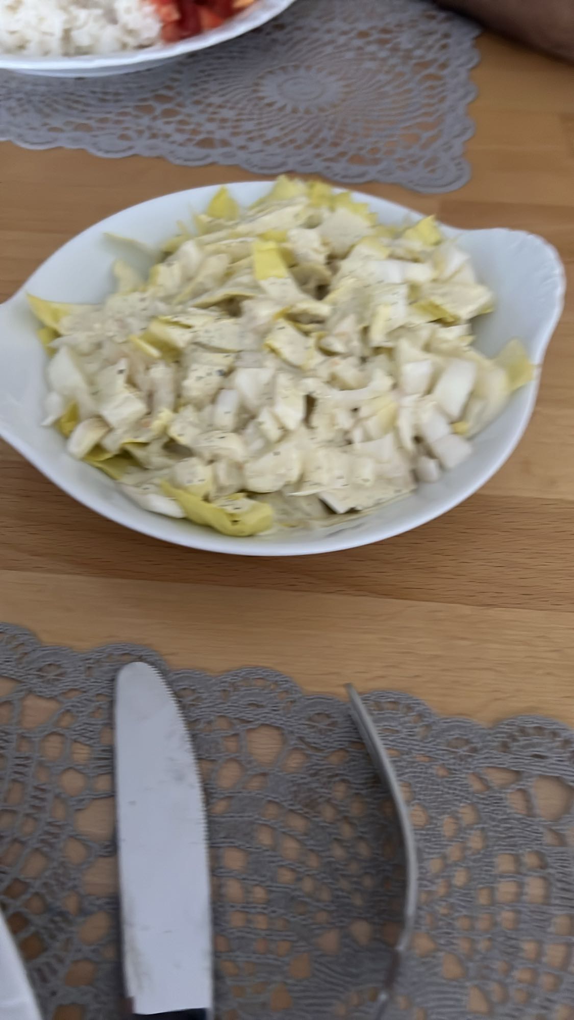Witlofsalade met dressing