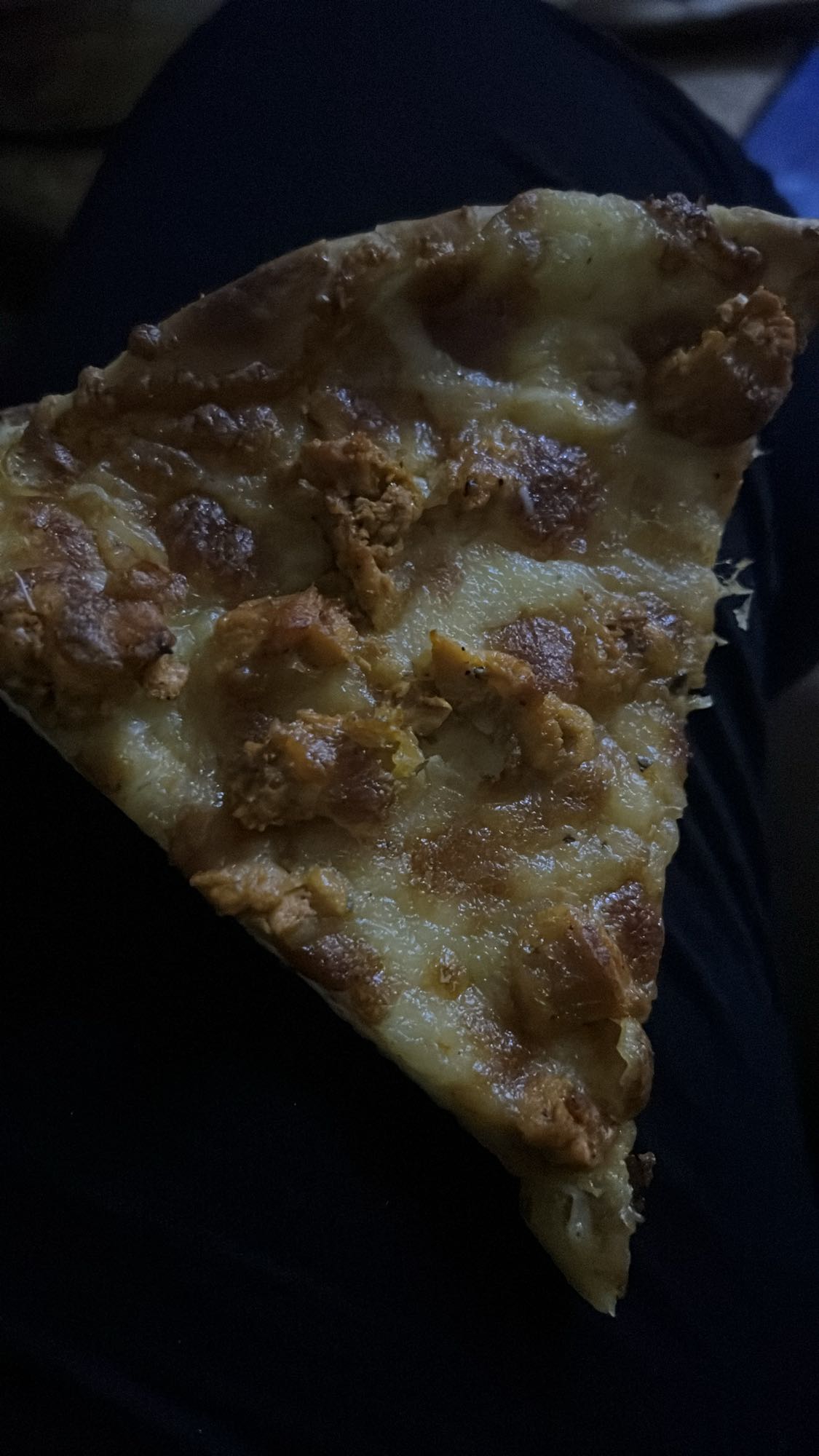 Chicken Cheese Pizza Slice