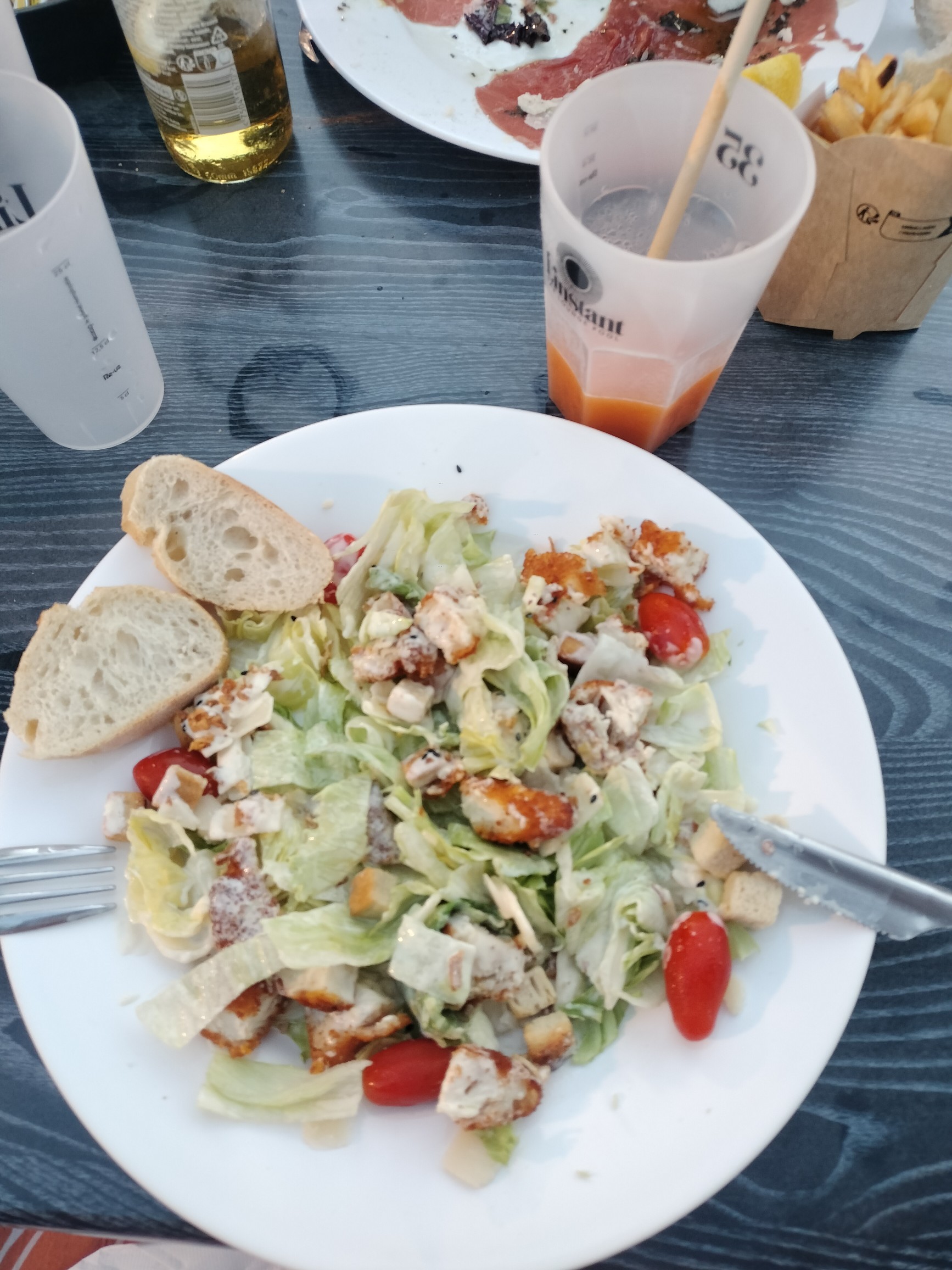 Salade poulet croustillant