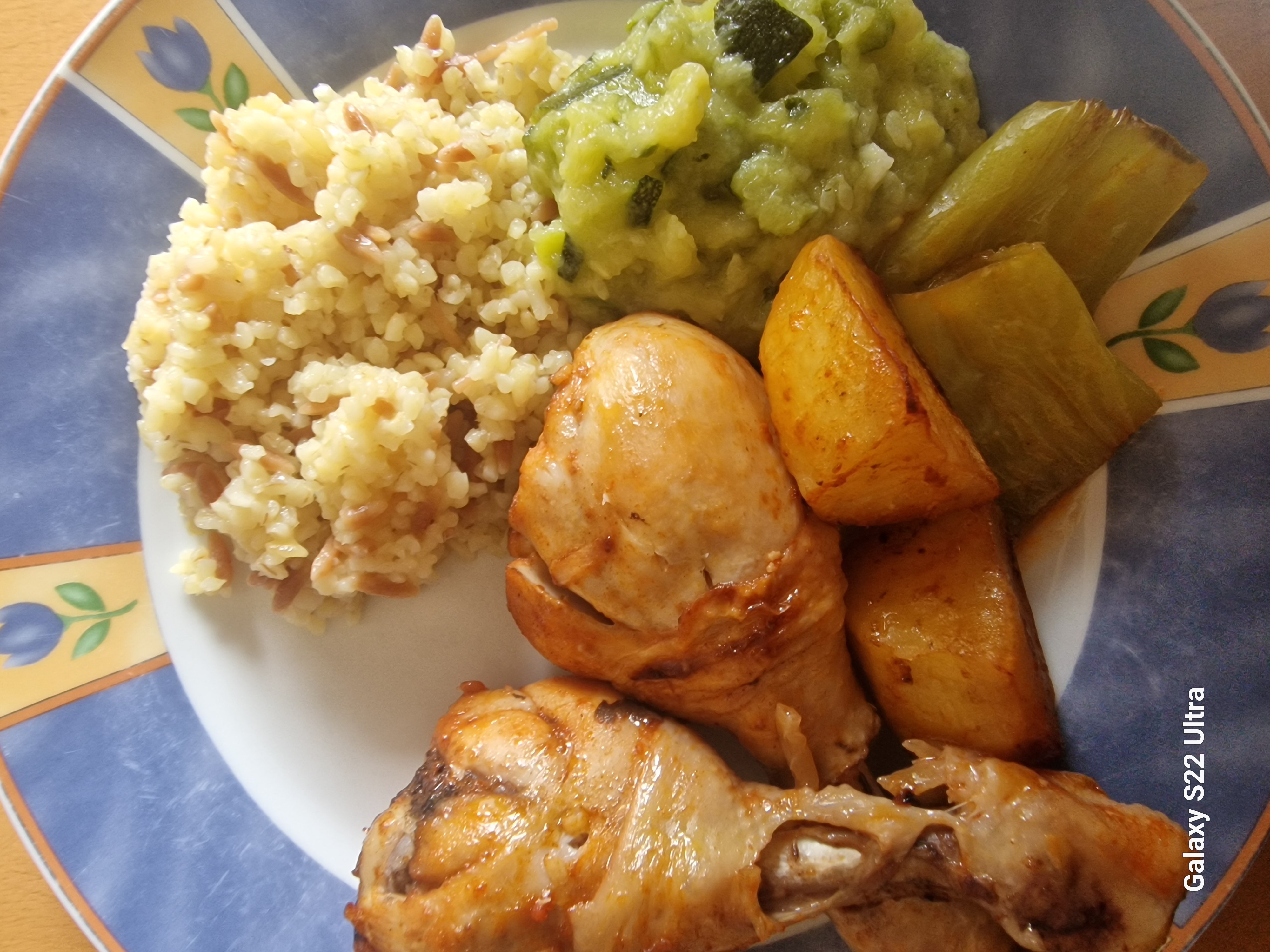 Hähnchen mit Bulgur