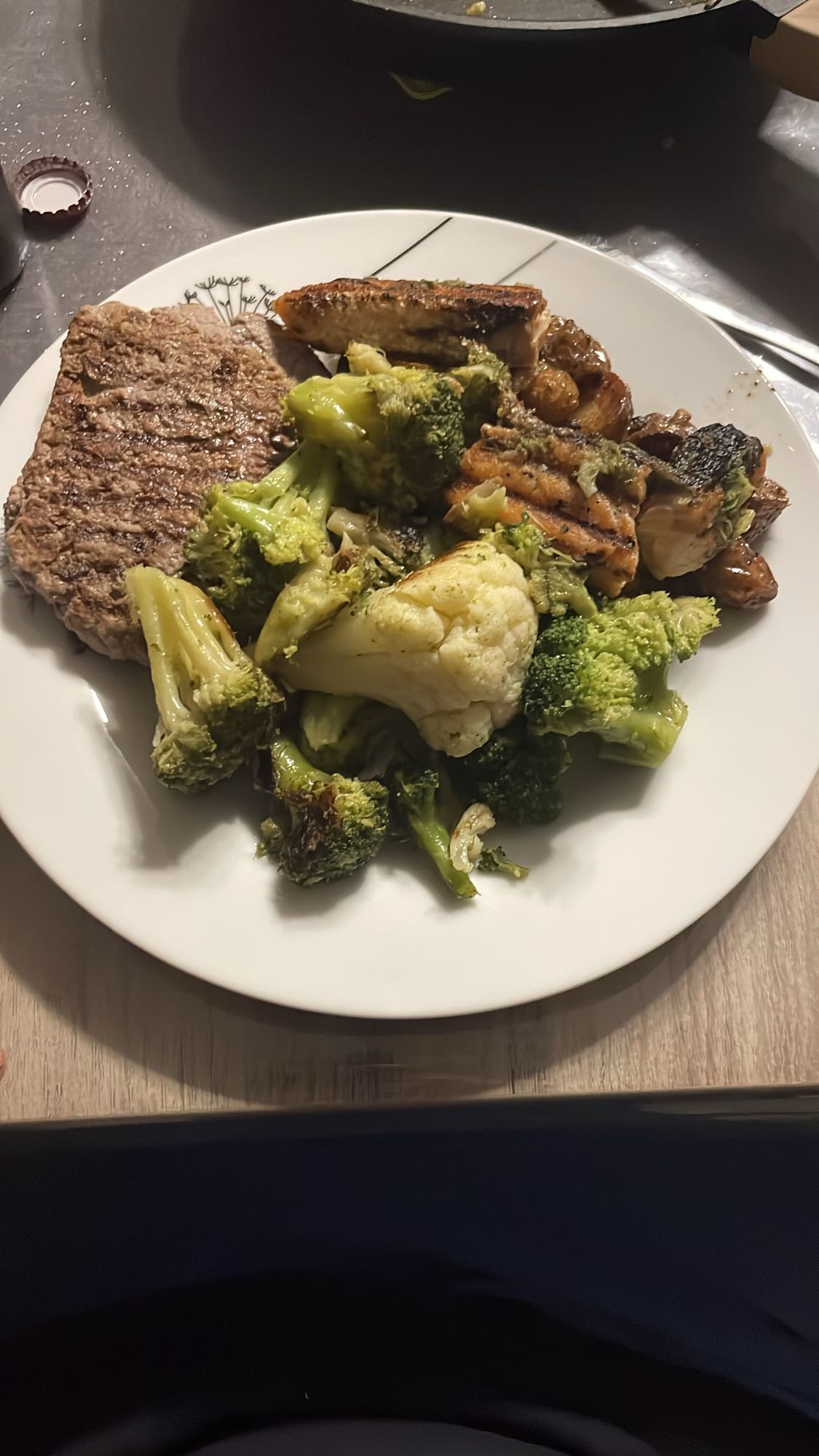 Assiette viande et légumes