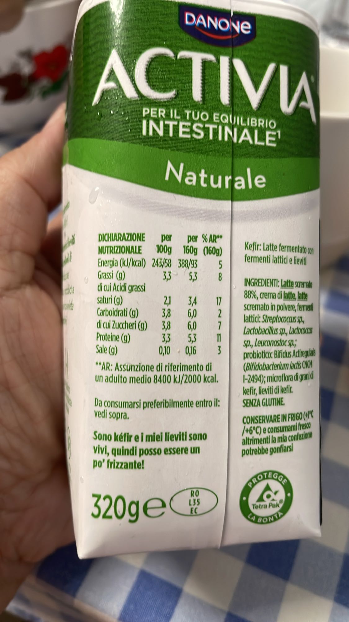 Kefir natural Activia