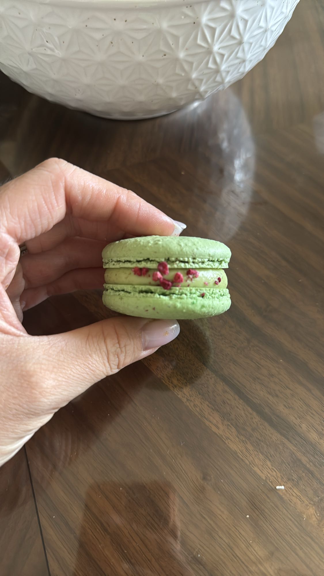 фисташковый макарон