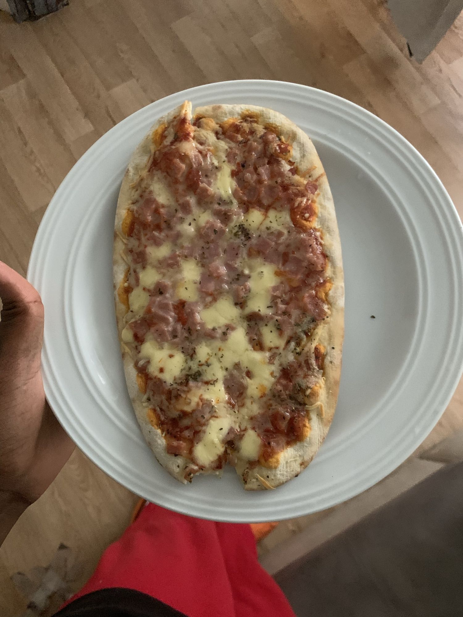 Pizza jambon fromage