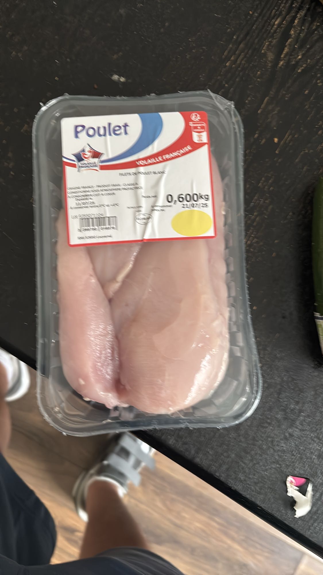 Blanc de poulet cru