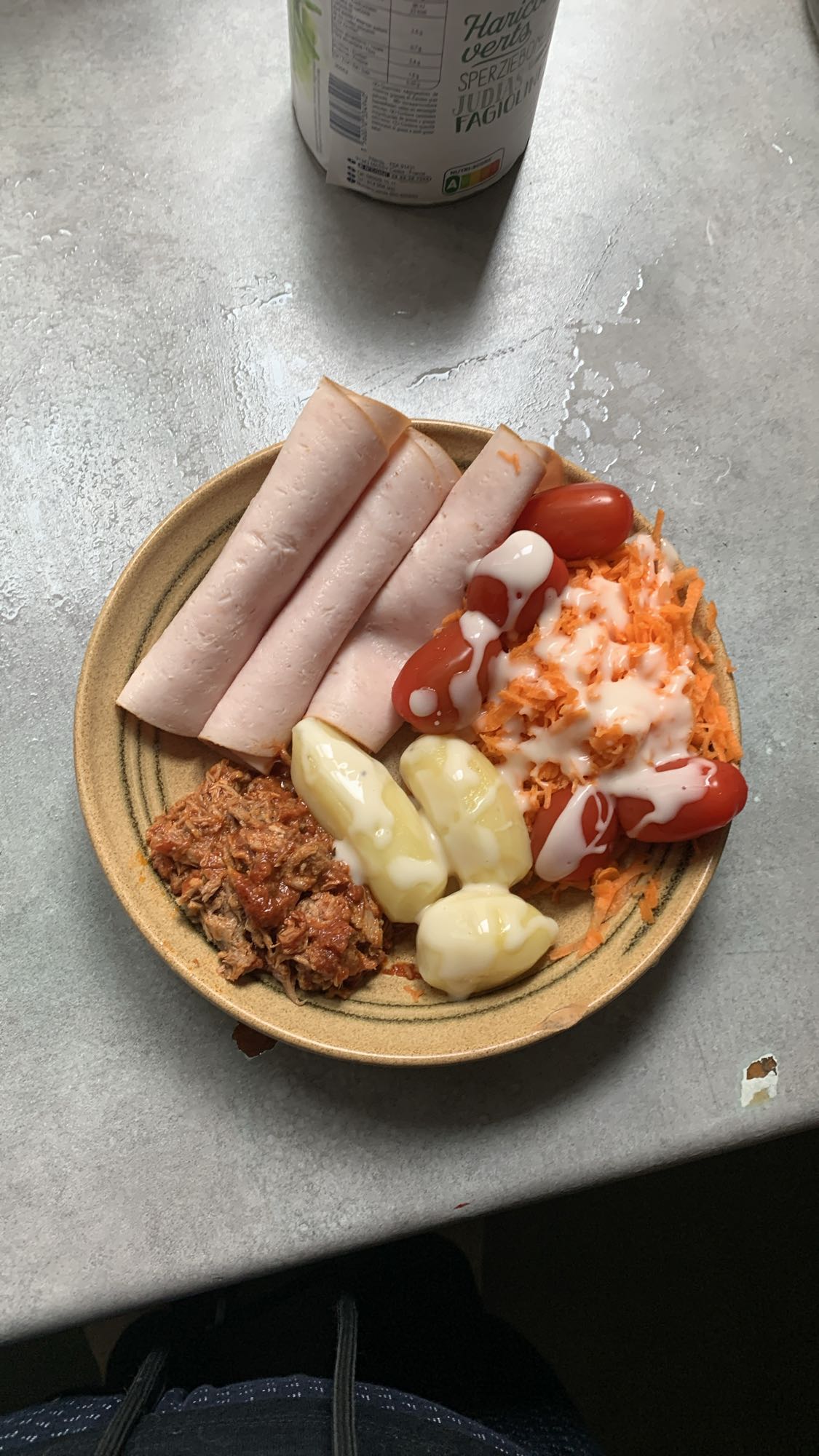 Assiette froide protéinée